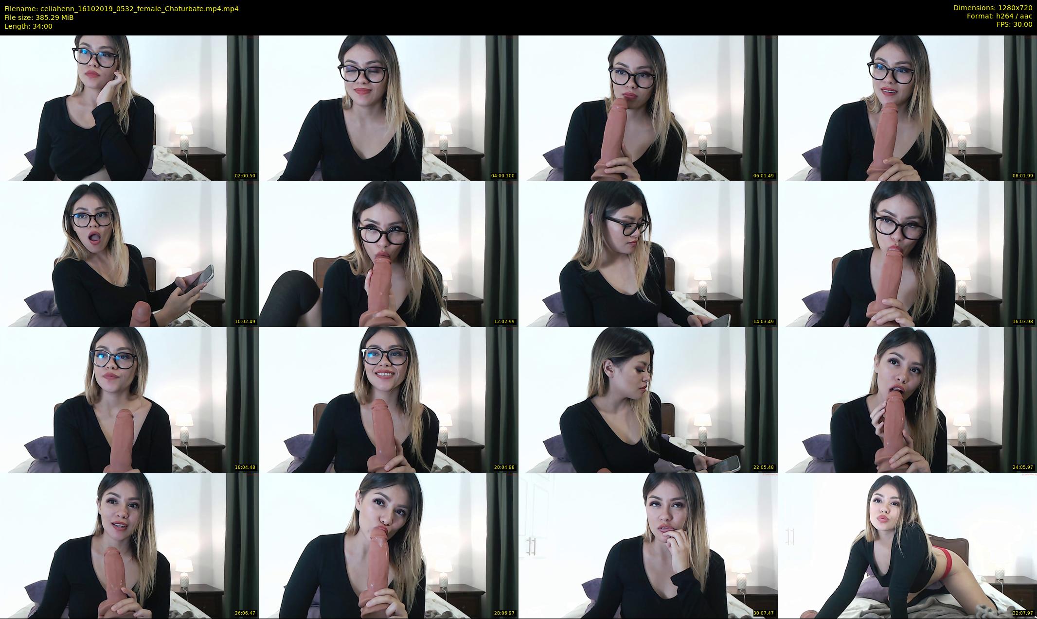 celiahenn — 34 minute Chaturbate female cam show recording, 720p, Oct 16, 2019