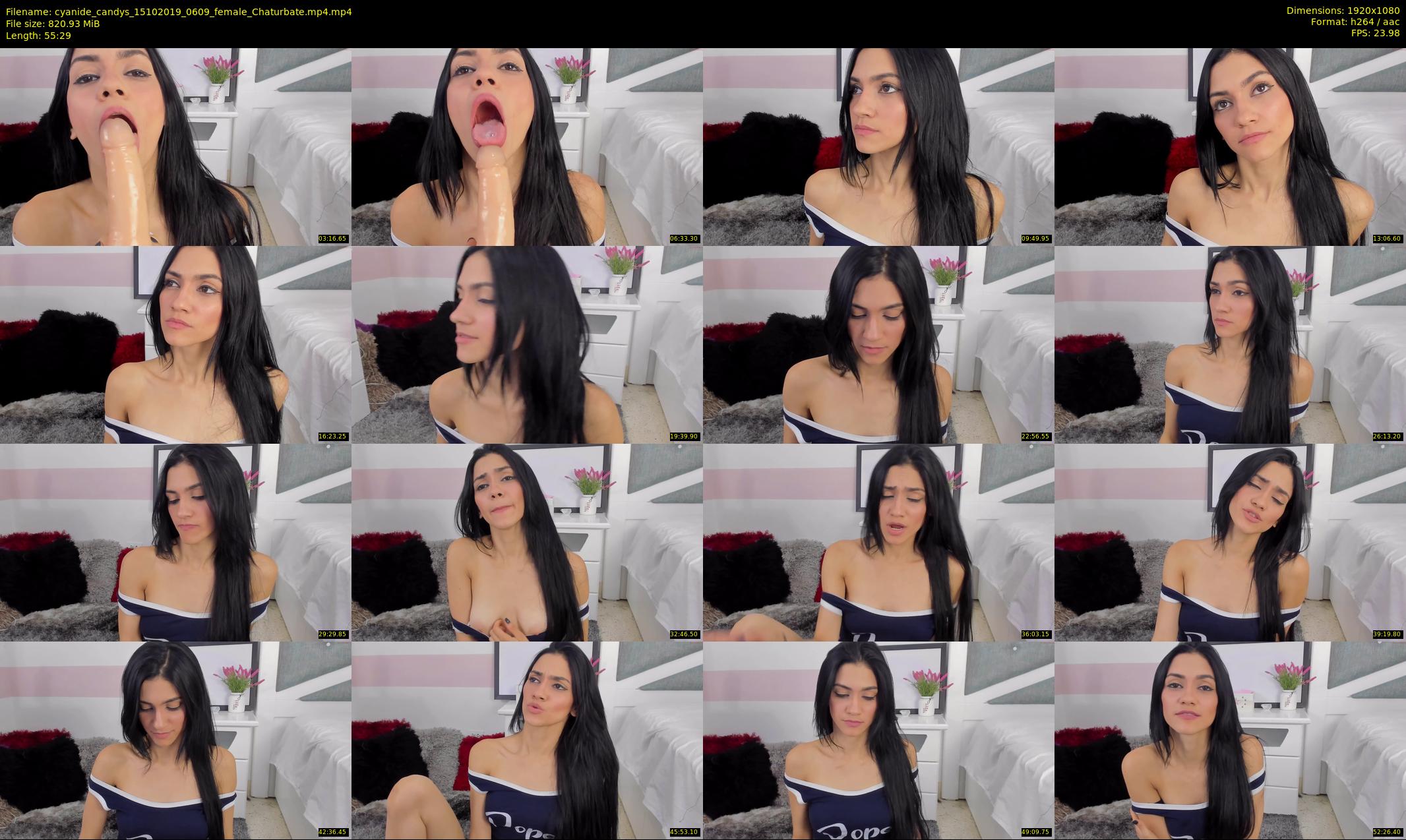 cyanide_candys — 56 minute Chaturbate female cam show recording, 1080p, Oct 15, 2019