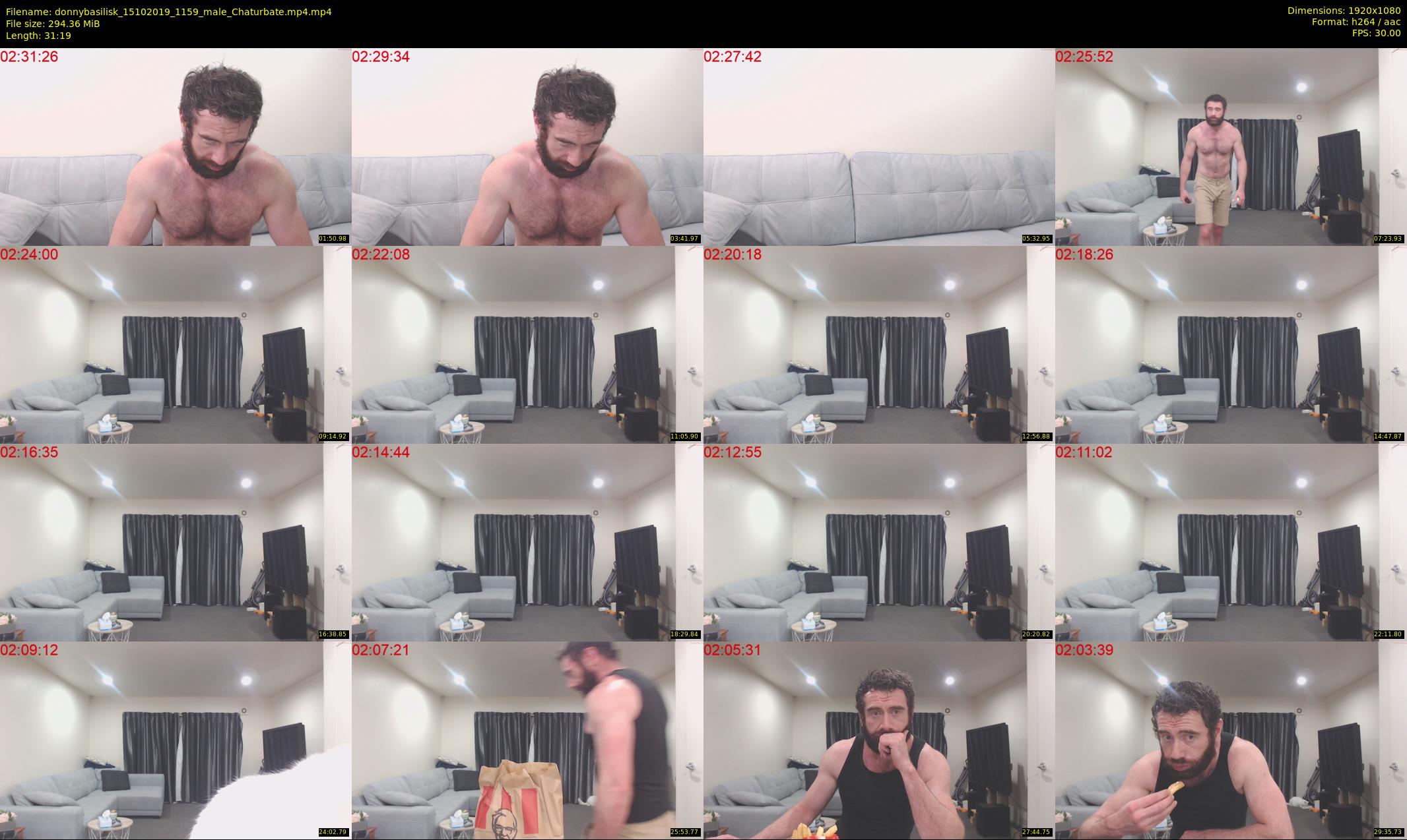 donnybasilisk — 32 minute Chaturbate male cam show recording, 1080p, Oct 15, 2019
