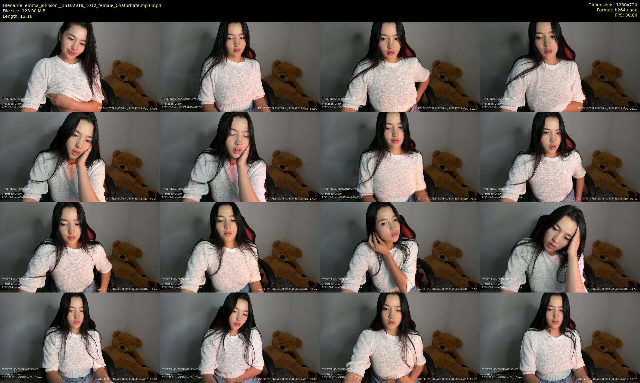 emma_johnson_ — 14 minute Chaturbate female cam show recording, 720p, Oct 15, 2019