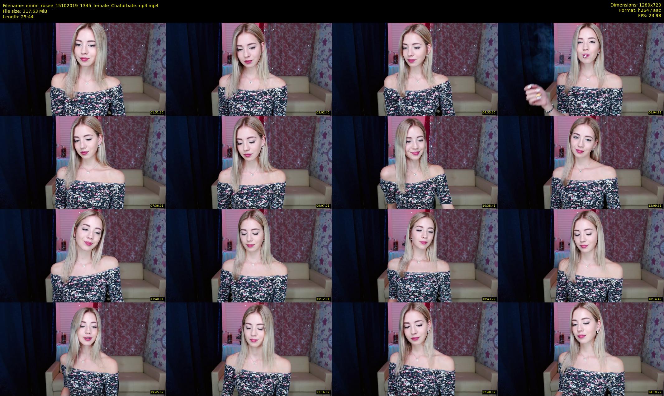 emmi_rosee — 26 minute Chaturbate female cam show recording, 720p, Oct 15, 2019