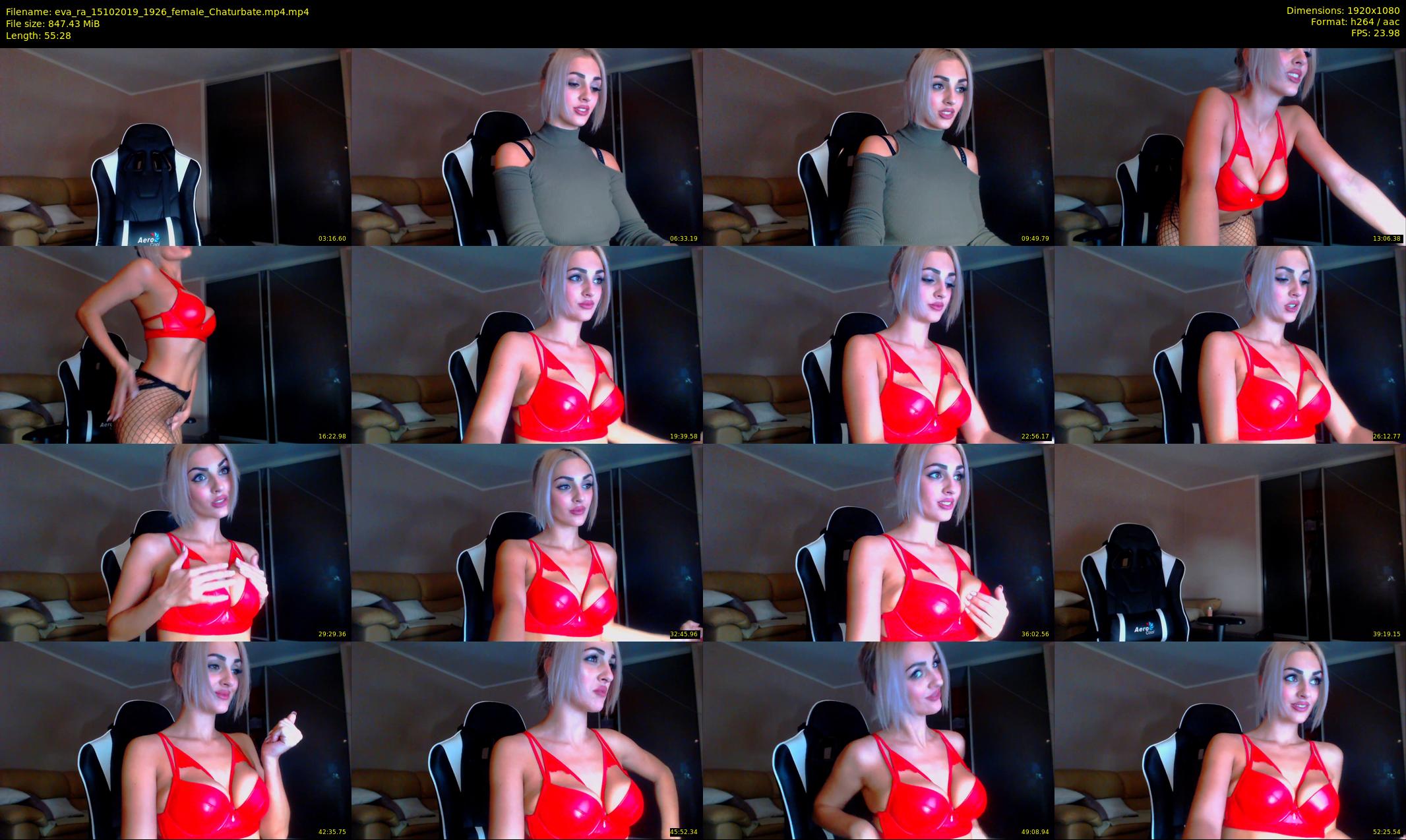eva_ra — 56 minute Chaturbate female cam show recording, 1080p, Oct 15, 2019