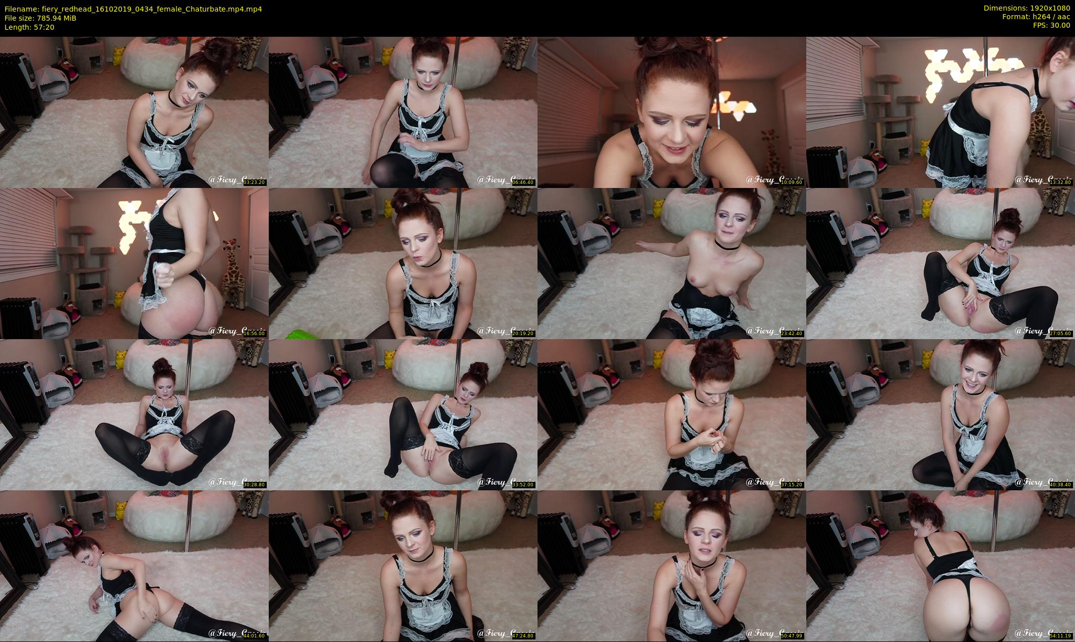 fiery_redhead — 58 minute Chaturbate female cam show recording, 1080p, Oct 16, 2019