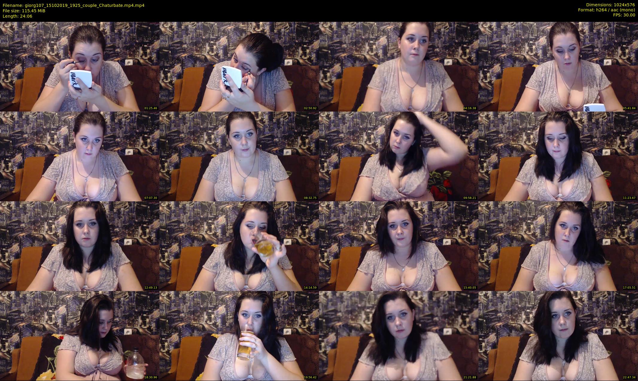 giorg107 — 25 minute Chaturbate couple cam show recording, 480p, Oct 15, 2019