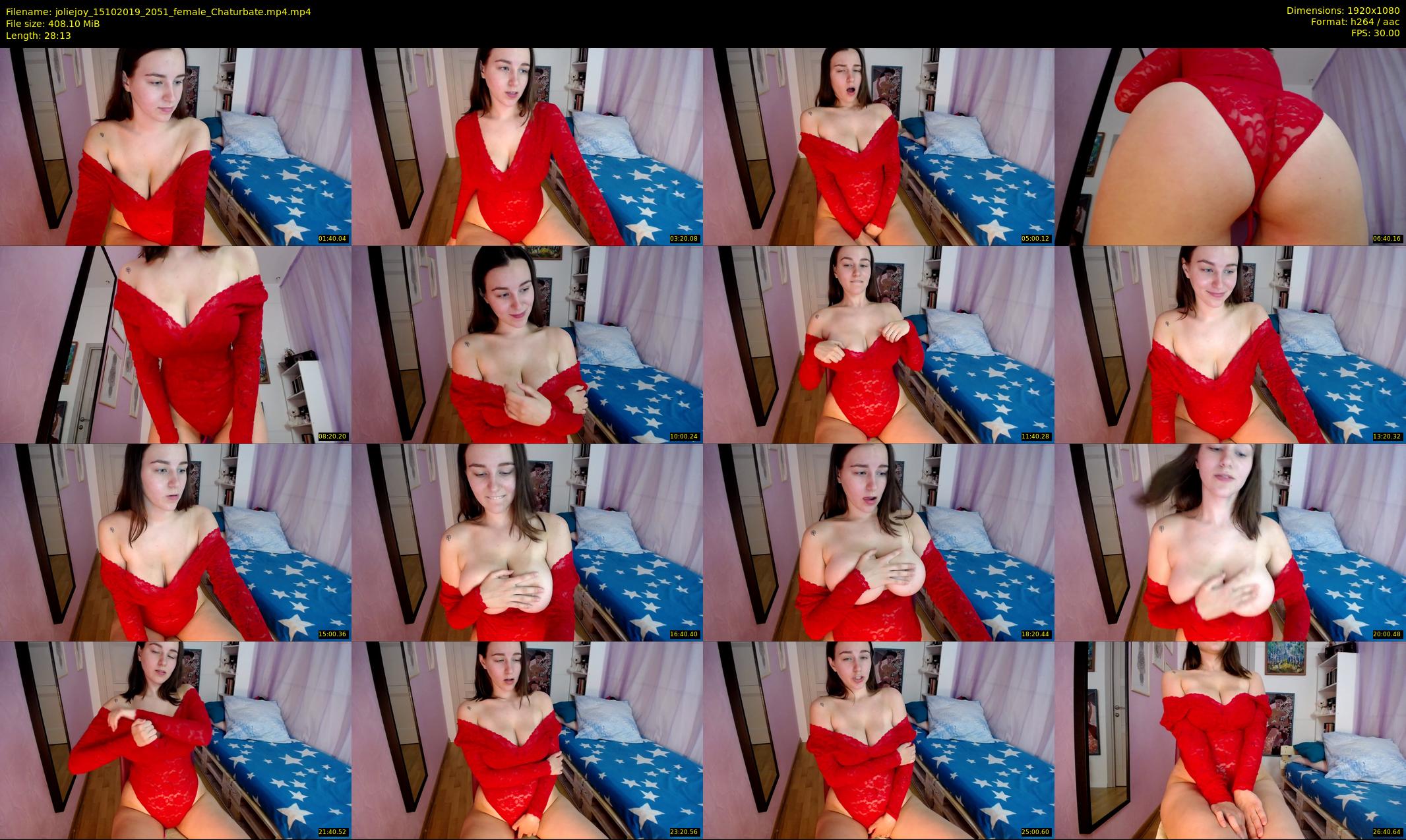 joliejoy — 29 minute Chaturbate female cam show recording, 1080p, Oct 15, 2019