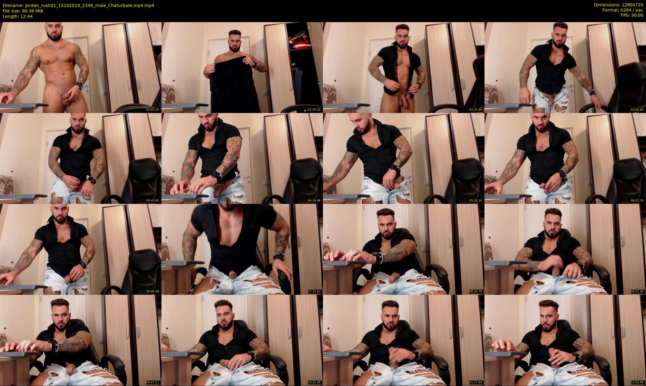 jordan_rush01 — 13 minute Chaturbate male cam show recording, 720p, Oct 15, 2019