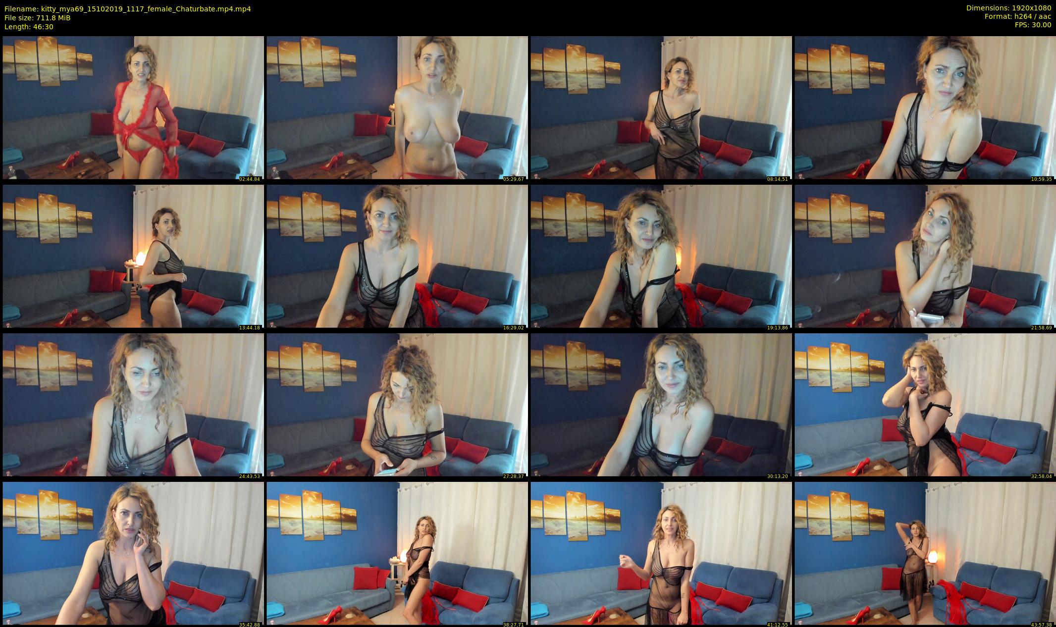 kitty_mya69 — 47 minute Chaturbate female cam show recording, 1080p, Oct 15, 2019