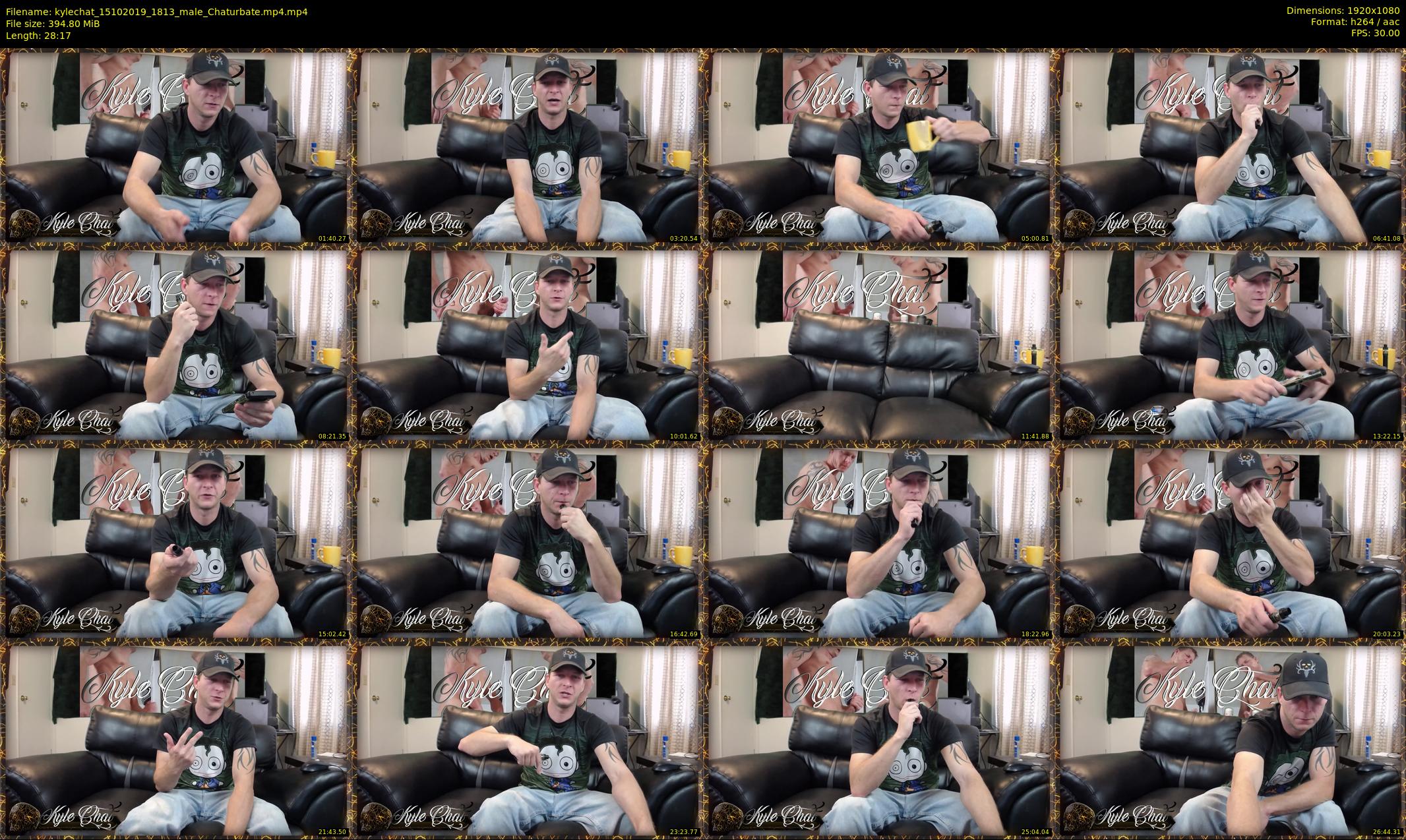 kylechat — 29 minute Chaturbate male cam show recording, 1080p, Oct 15, 2019