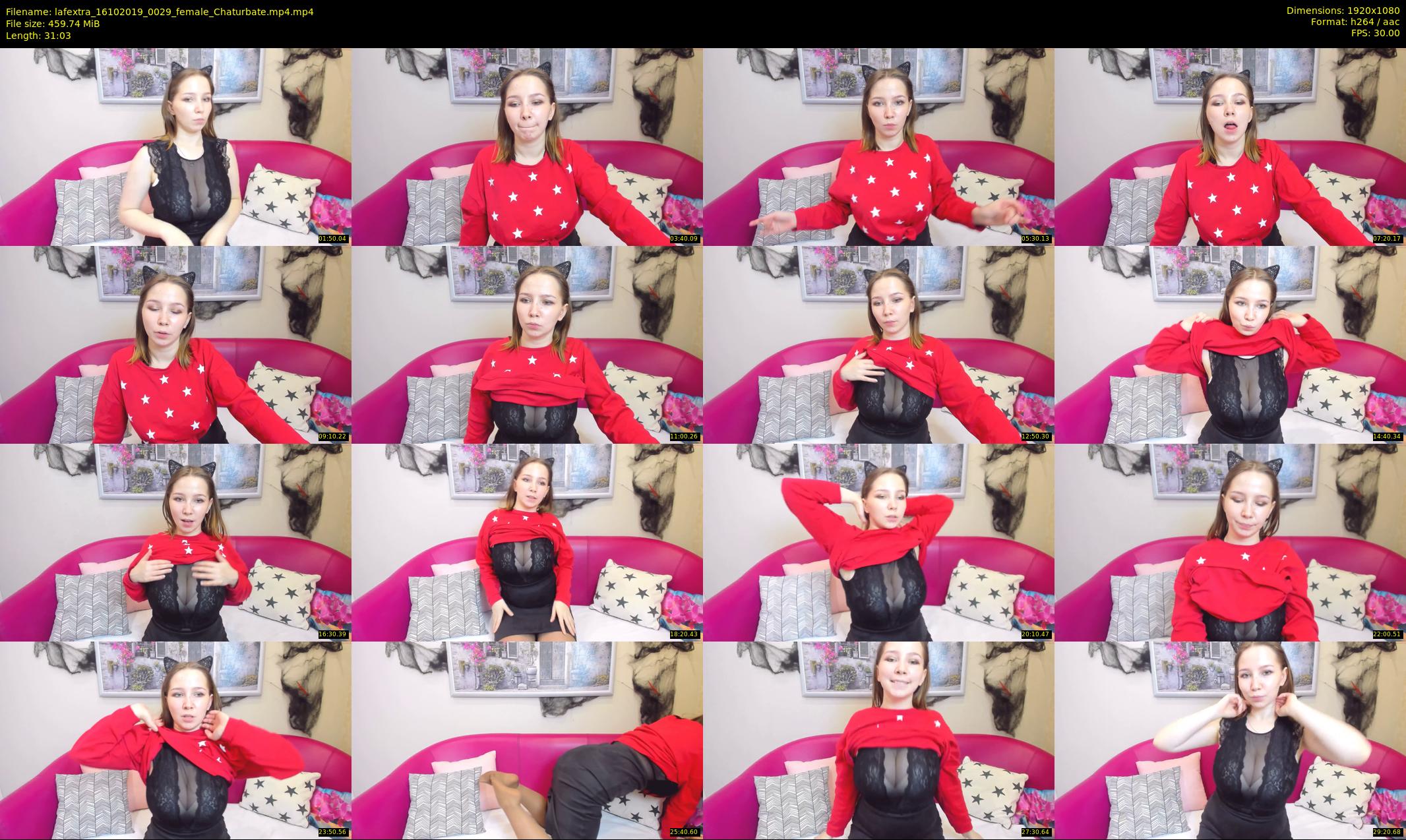 lafextra — 32 minute Chaturbate female cam show recording, 1080p, Oct 16, 2019