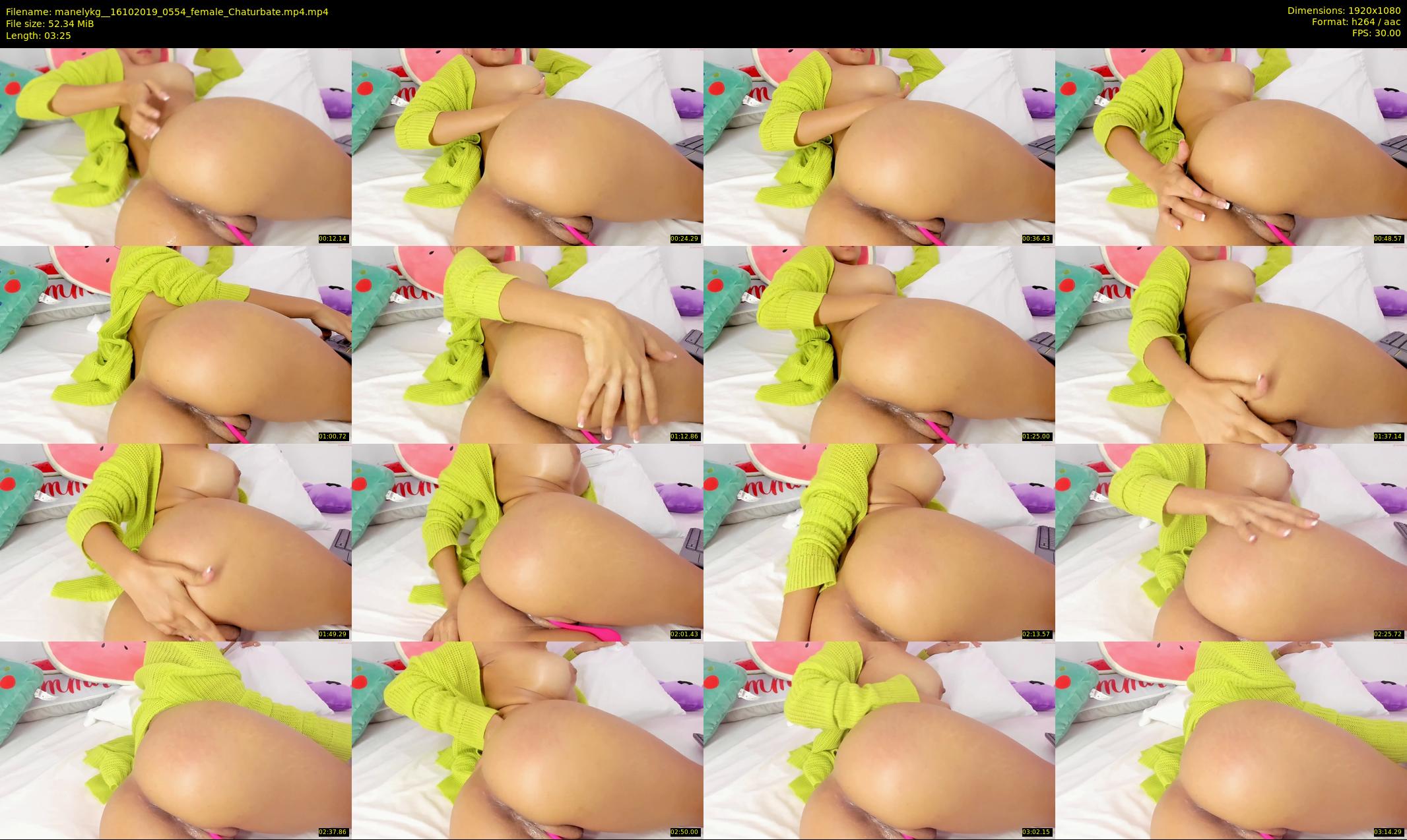 manelykg_ — 4 minute Chaturbate female cam show recording, 1080p, Oct 16, 2019