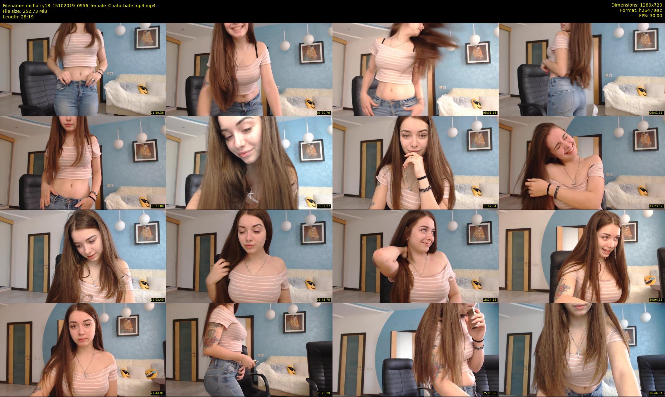 mcflurry18 — 29 minute Chaturbate female cam show recording, 720p, Oct 15, 2019