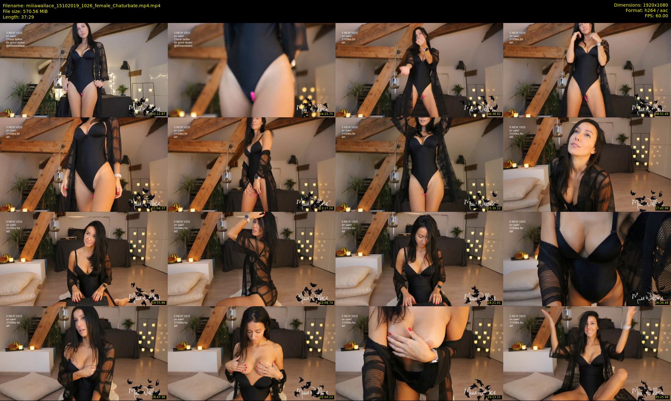 miiiawallace — 38 minute Chaturbate female cam show recording, 1080p, Oct 15, 2019