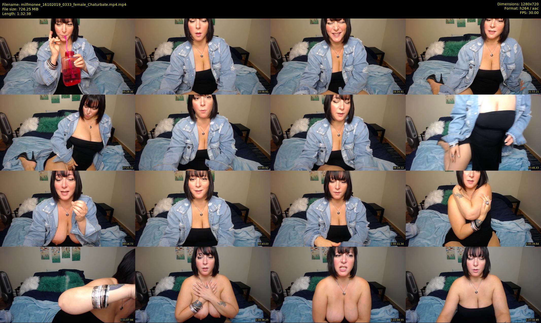 milfmonee — 93 minute Chaturbate female cam show recording, 720p, Oct 16, 2019
