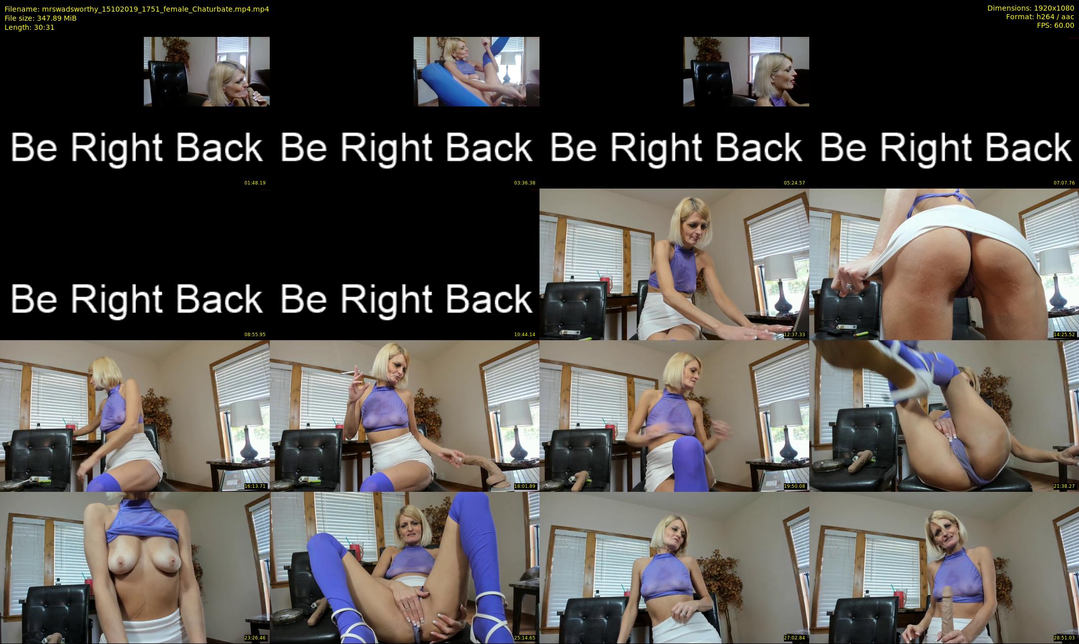 mrswadsworthy — 31 minute Chaturbate female cam show recording, 1080p, Oct 15, 2019