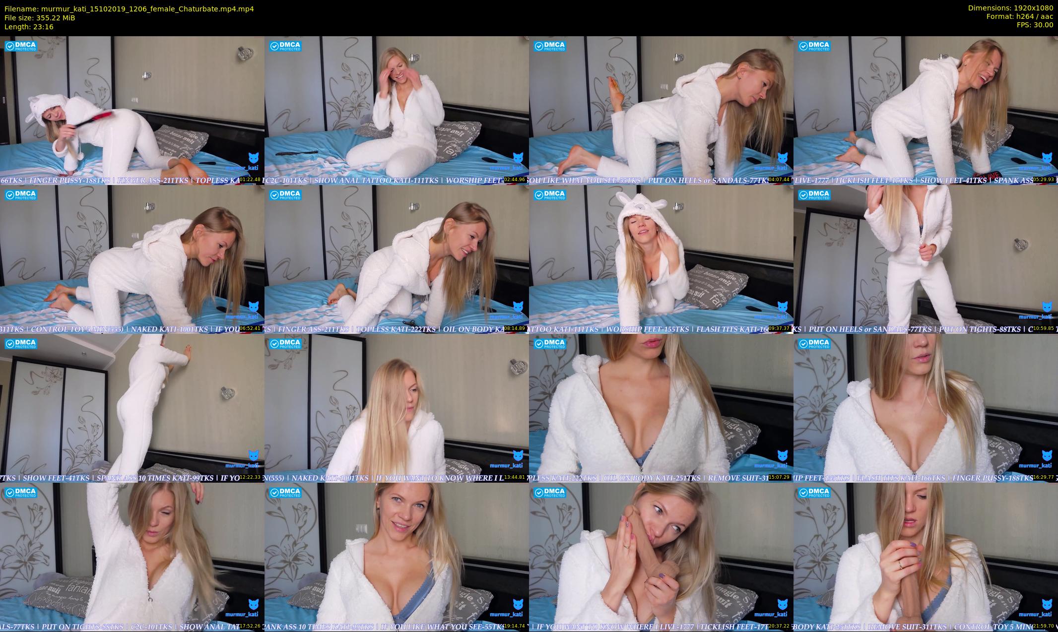 murmur_kati — 24 minute Chaturbate female cam show recording, 1080p, Oct 15, 2019