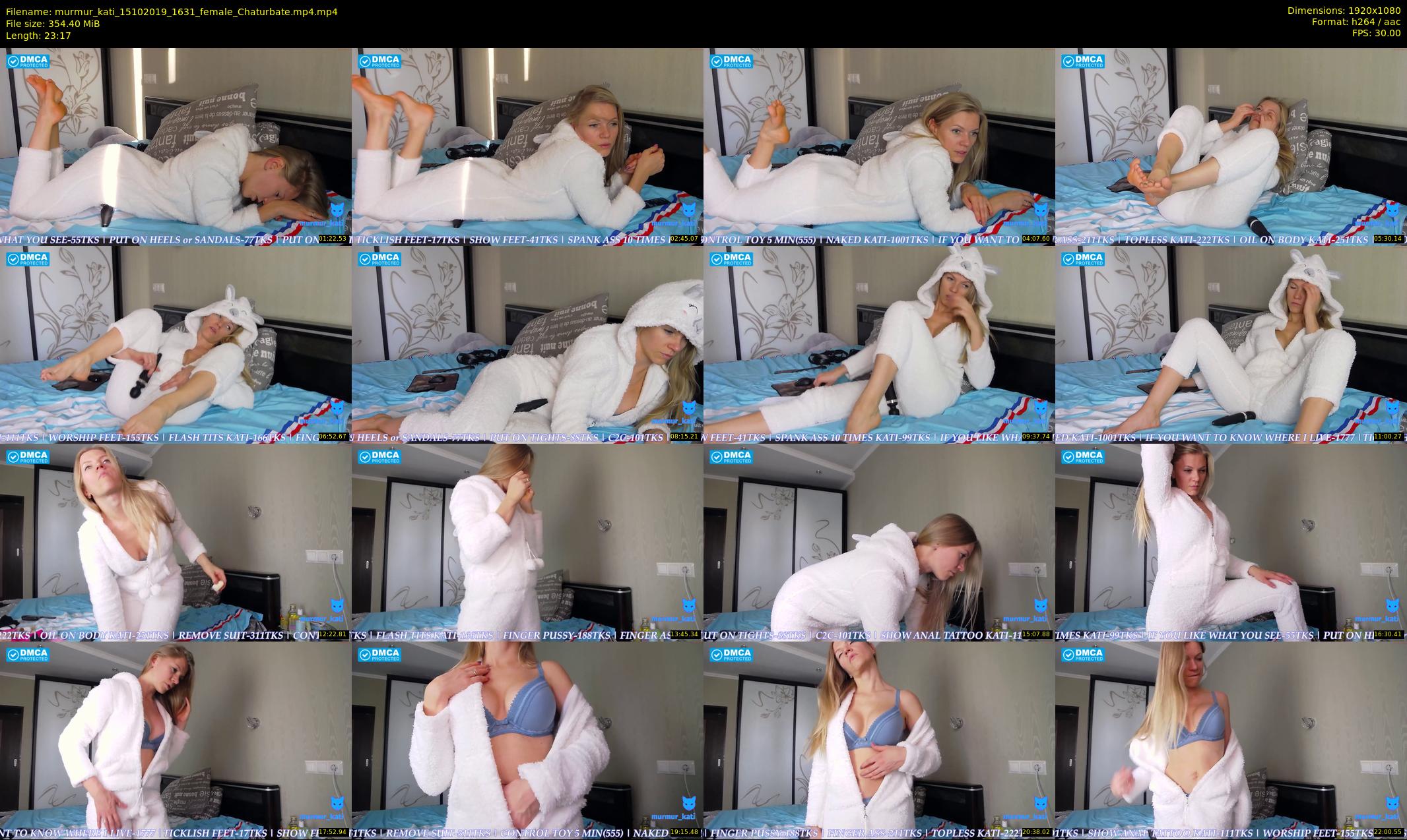 murmur_kati — 24 minute Chaturbate female cam show recording, 1080p, Oct 15, 2019
