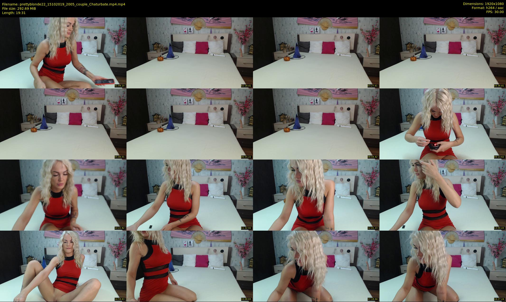 prettyblonde22 — 20 minute Chaturbate female cam show recording, 1080p, Oct 15, 2019