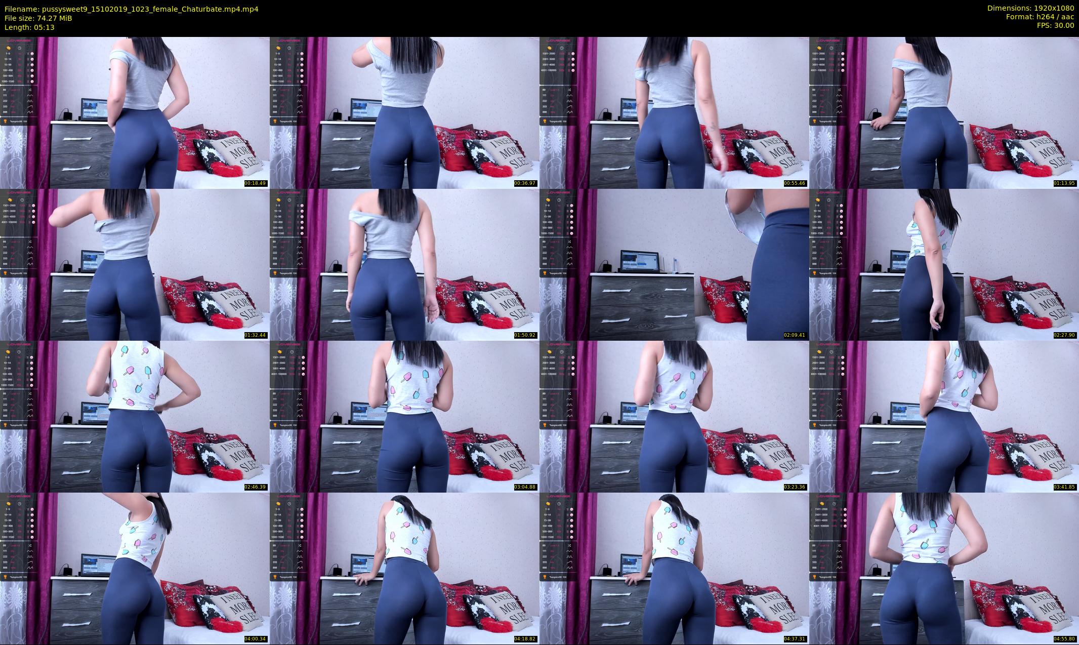 pussysweet9 — 6 minute Chaturbate female cam show recording, 1080p, Oct 15, 2019