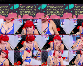 pyrowayne — 43 minute Chaturbate female cam show recording, 720p, Oct 15, 2019