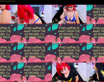 pyrowayne — 42 minute Chaturbate female cam show recording, 720p, Oct 16, 2019