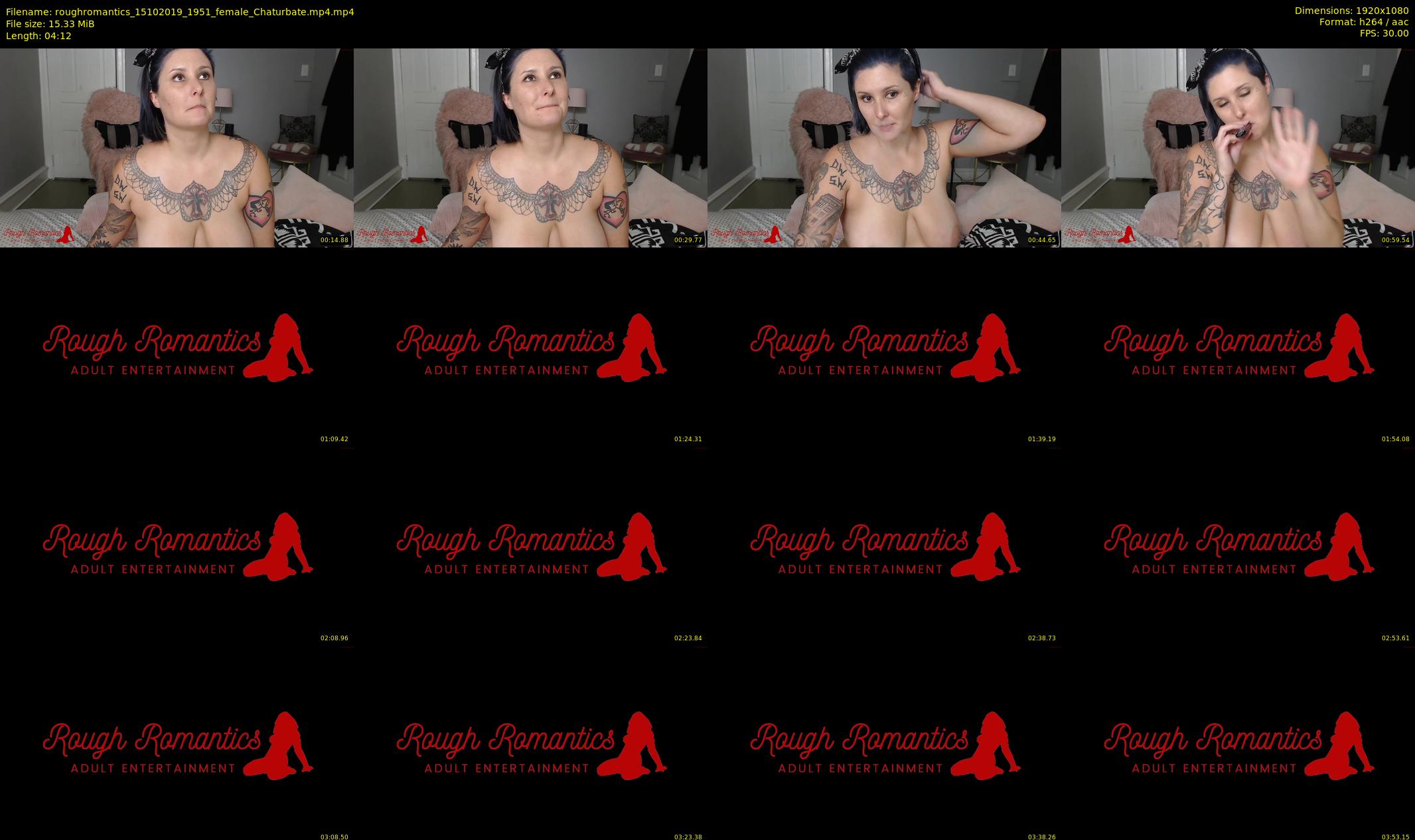 roughromantics — 5 minute Chaturbate couple cam show recording, 1080p, Oct 15, 2019