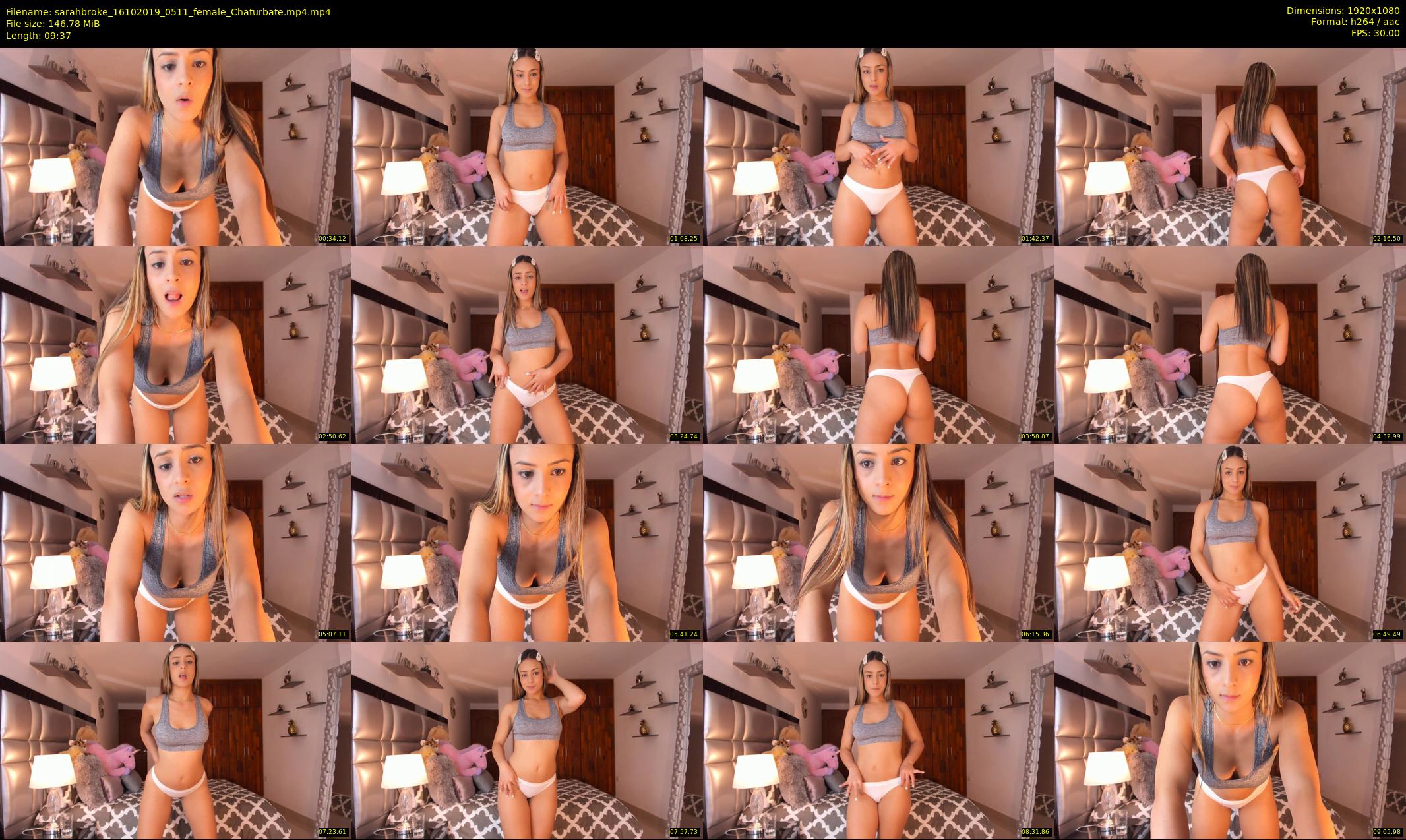 sarahbroke — 10 minute Chaturbate female cam show recording, 1080p, Oct 16, 2019