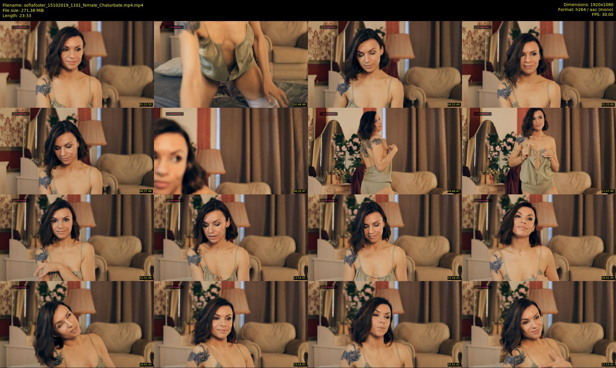 sofiafoster — 24 minute Chaturbate female cam show recording, 1080p, Oct 15, 2019