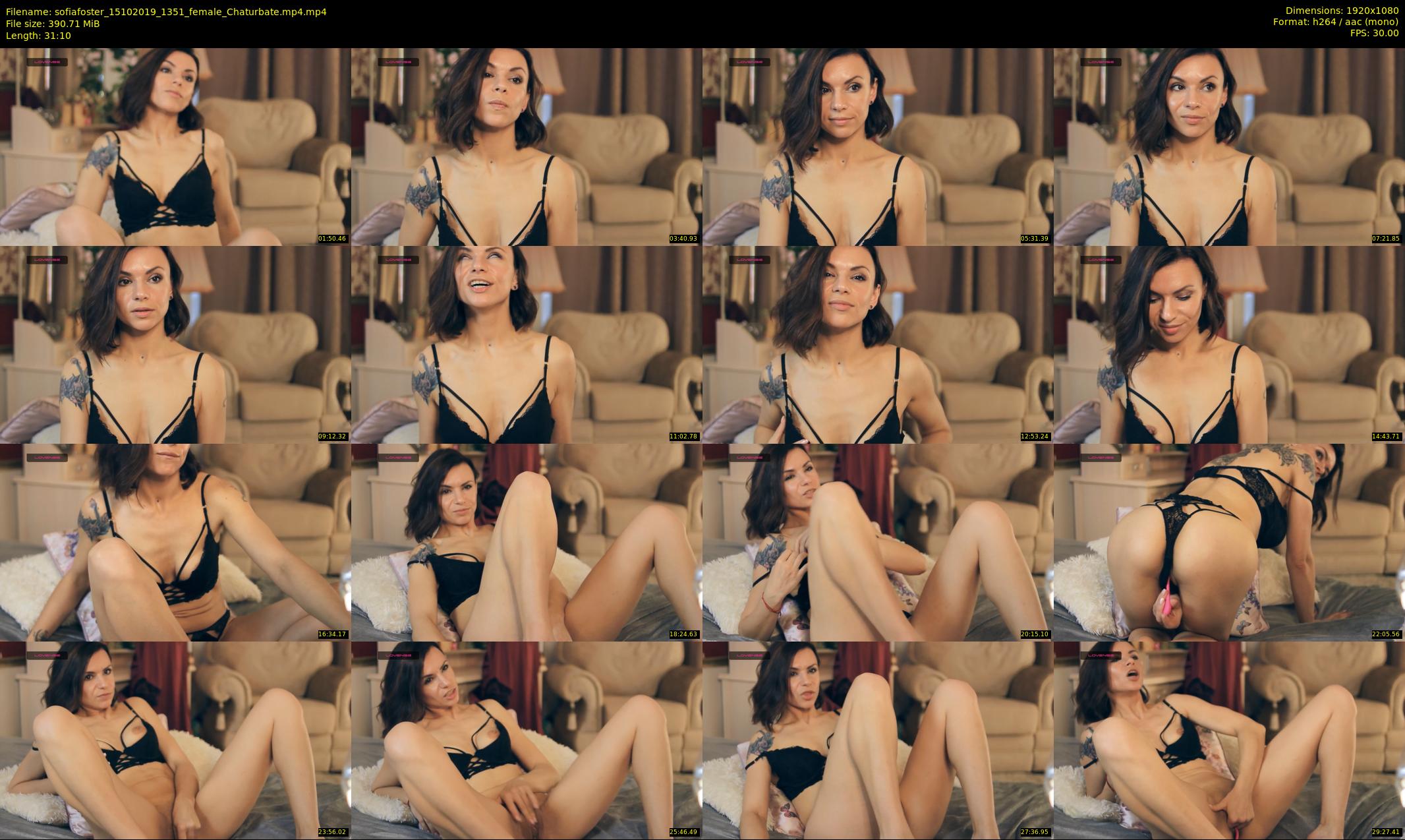 sofiafoster — 32 minute Chaturbate female cam show recording, 1080p, Oct 15, 2019