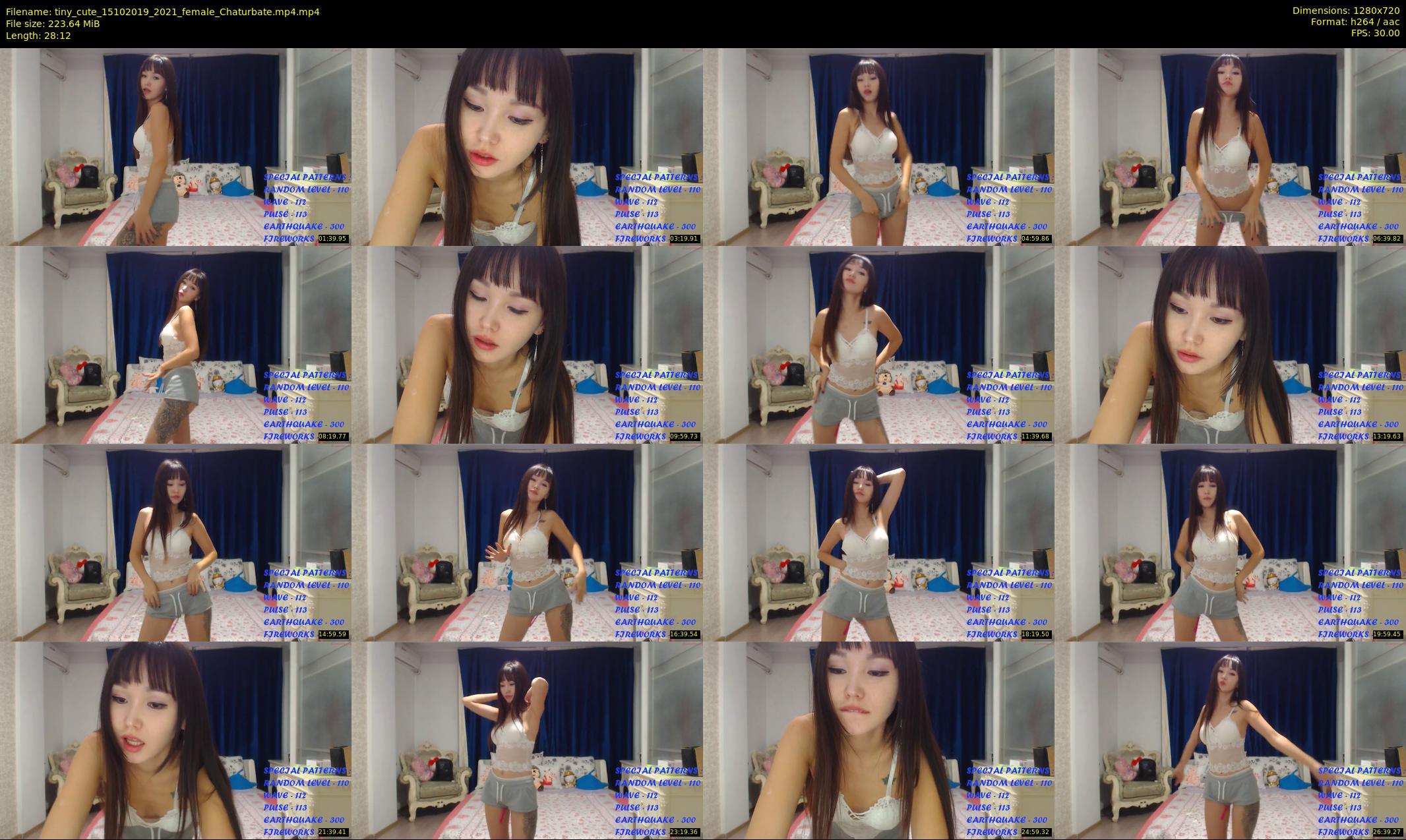 tiny_cute — 29 minute Chaturbate female cam show recording, 720p, Oct 15, 2019