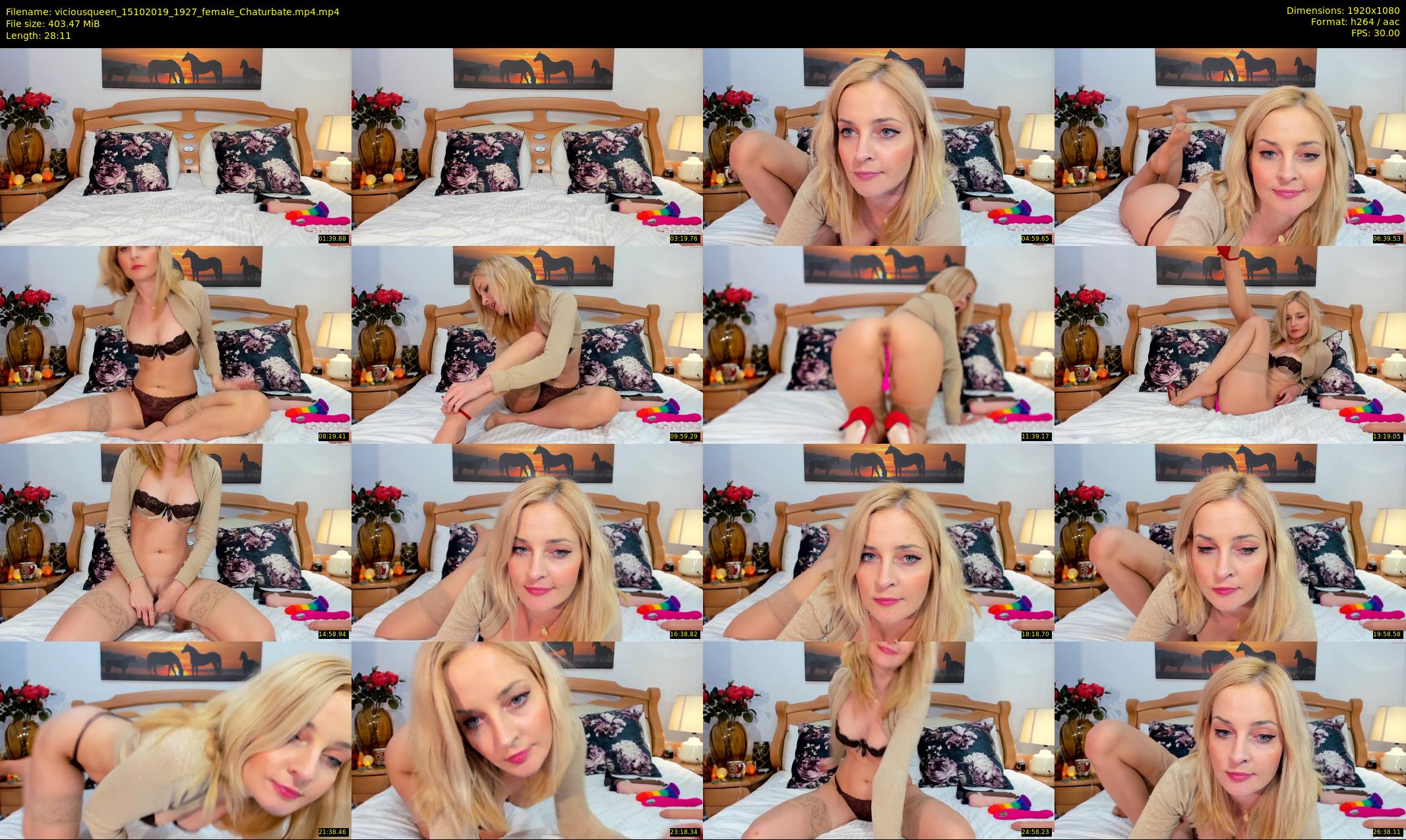viciousqueen — 29 minute Chaturbate female cam show recording, 1080p, Oct 15, 2019