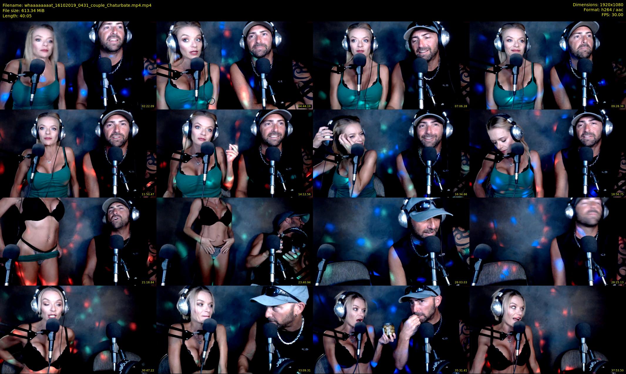 whaaaaaaaat — 41 minute Chaturbate couple cam show recording, 1080p, Oct 16, 2019