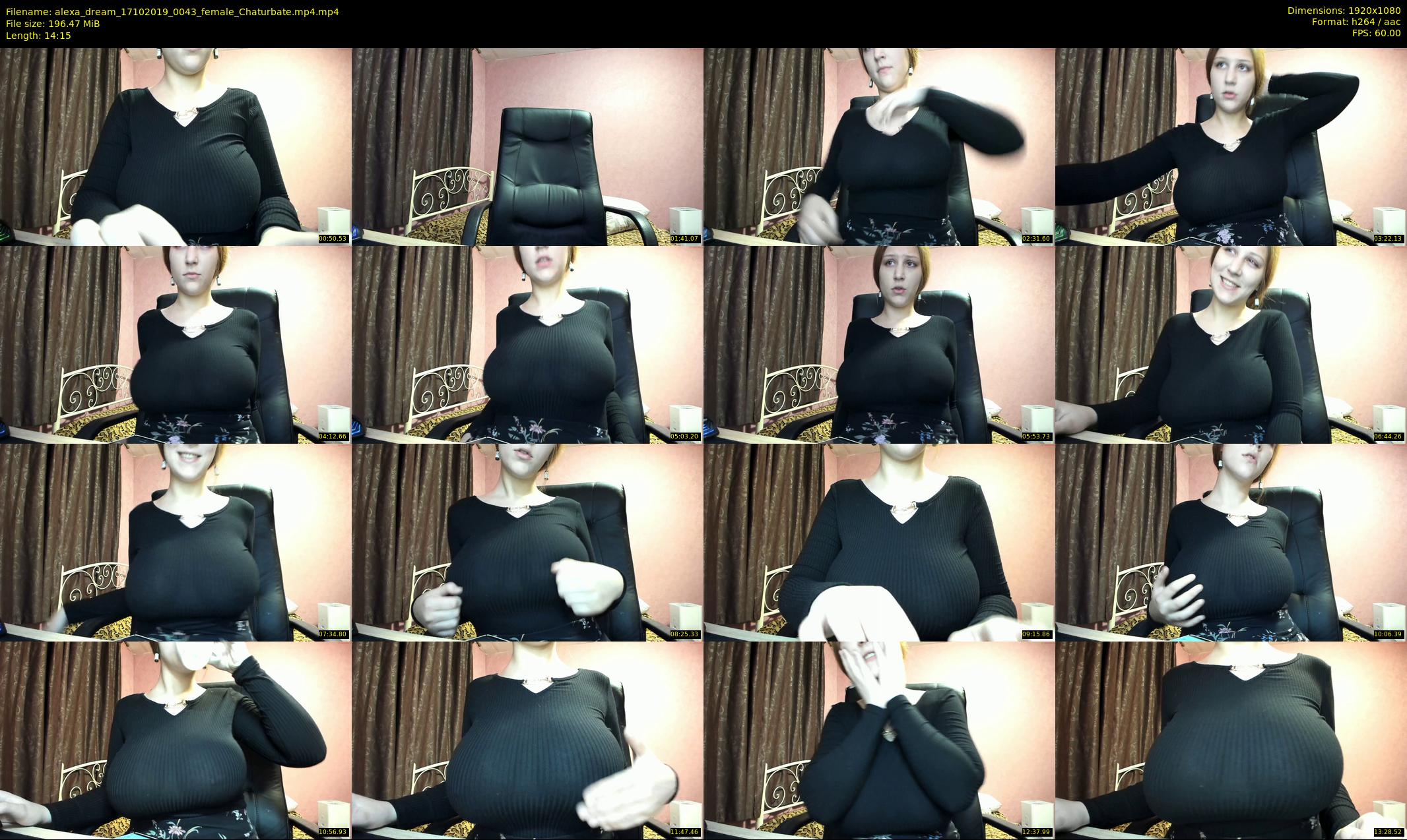 alexa_dream — 15 minute Chaturbate female cam show recording, 1080p, Oct 17, 2019