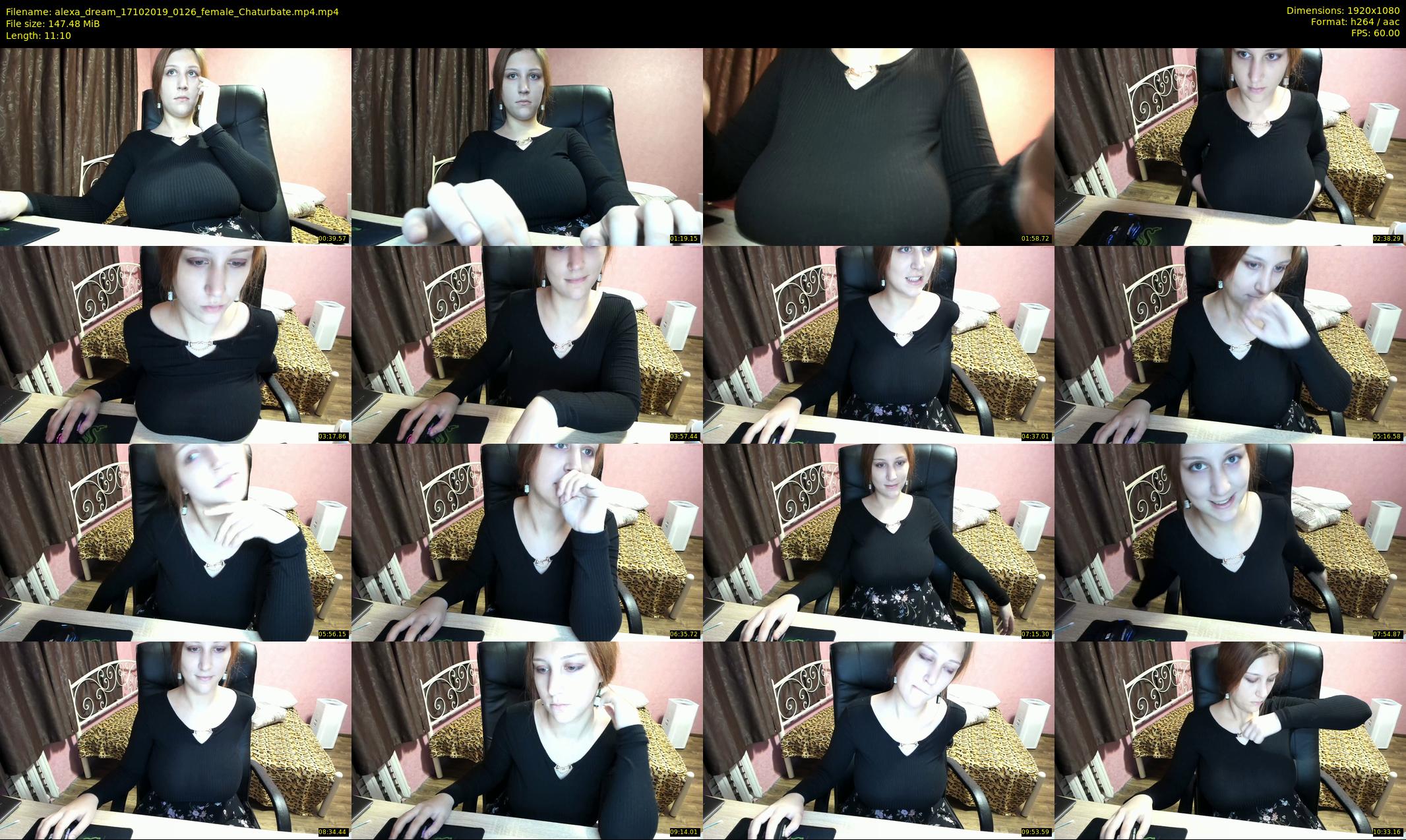 alexa_dream — 12 minute Chaturbate female cam show recording, 1080p, Oct 17, 2019