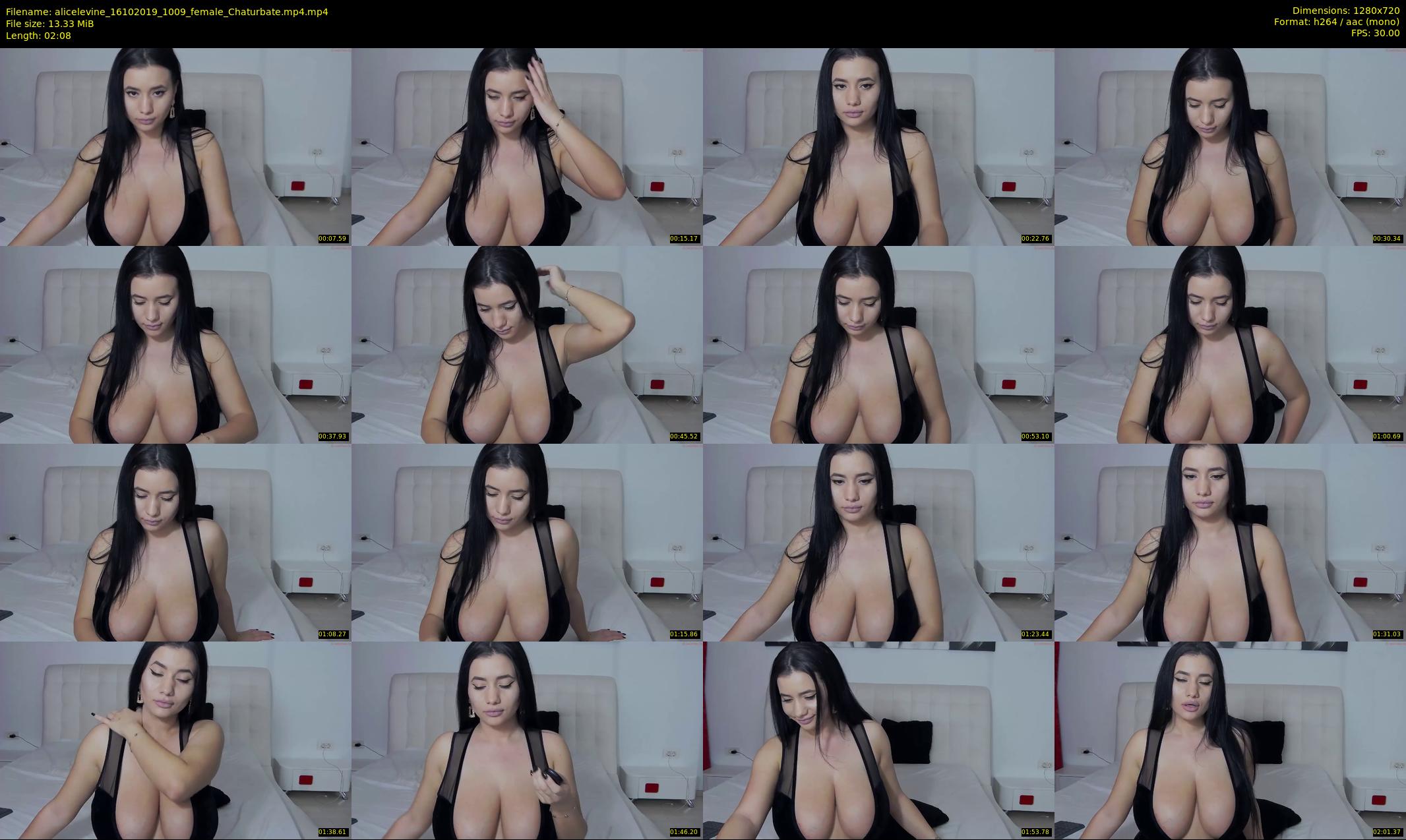 alicelevine — 3 minute Chaturbate female cam show recording, 720p, Oct 16, 2019