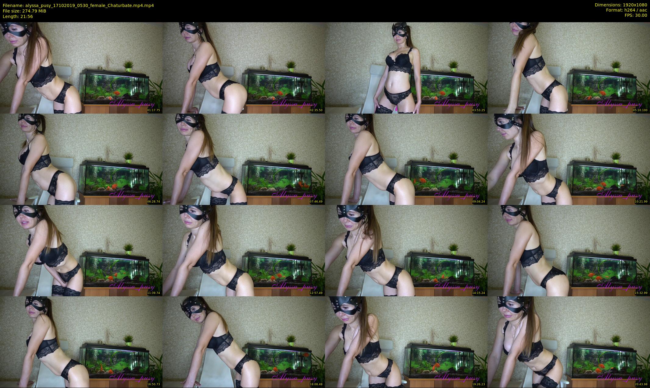 alyssa_pusy — 22 minute Chaturbate couple cam show recording, 1080p, Oct 17, 2019