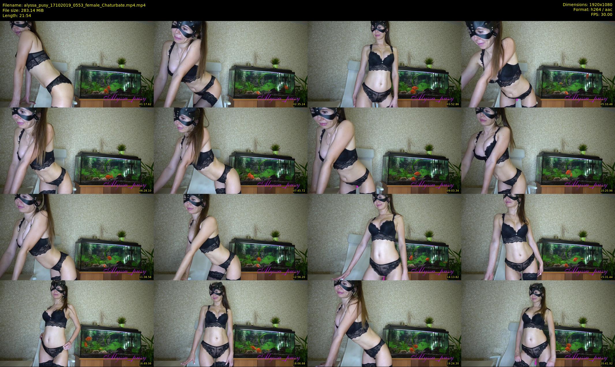 alyssa_pusy — 22 minute Chaturbate couple cam show recording, 1080p, Oct 17, 2019