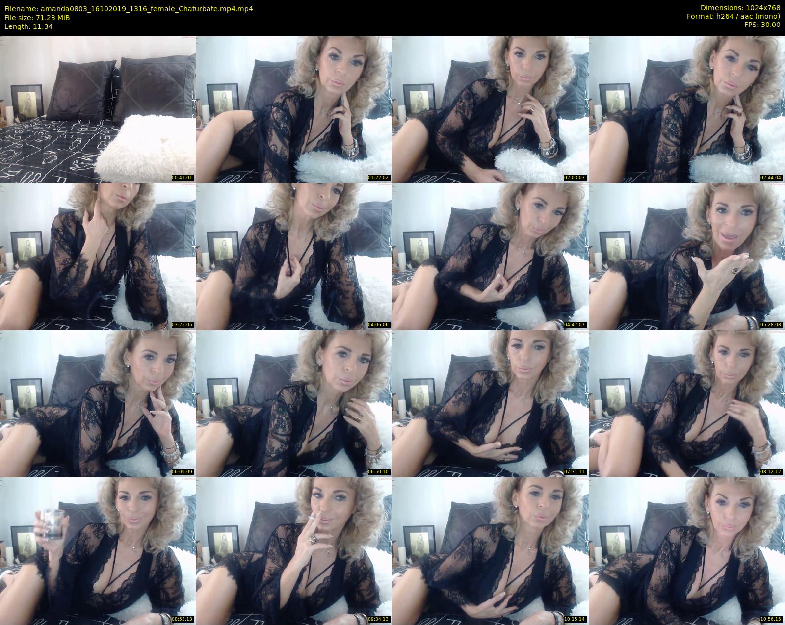 amanda0803 — 12 minute Chaturbate female cam show recording, 720p, Oct 16, 2019