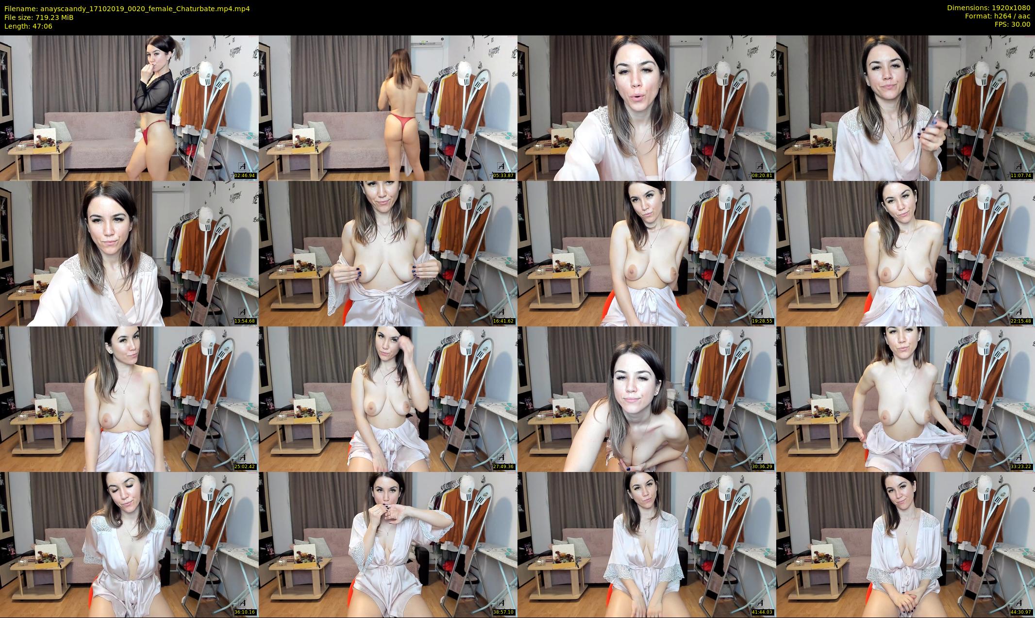 anayscaandy — 48 minute Chaturbate female cam show recording, 1080p, Oct 17, 2019