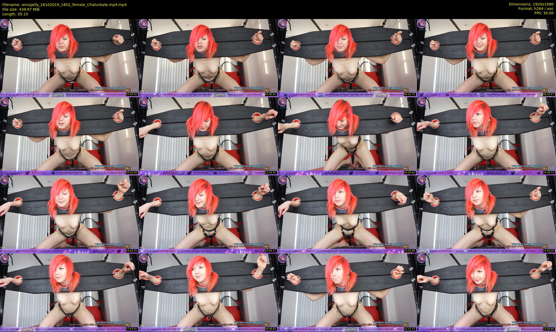 annajelly — 36 minute Chaturbate couple cam show recording, 1080p, Oct 16, 2019