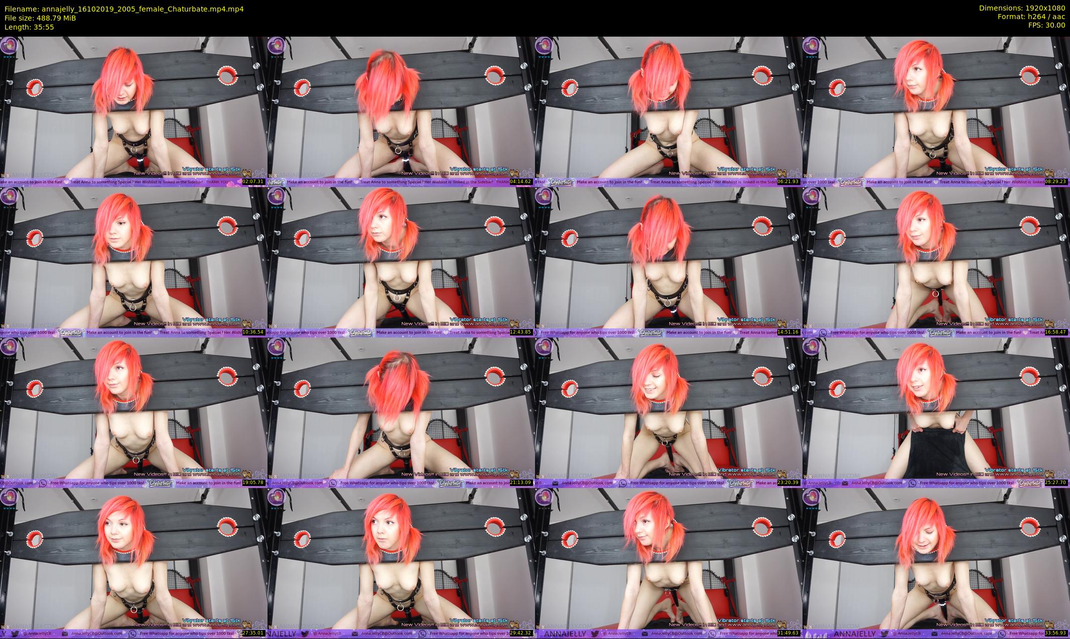 annajelly — 36 minute Chaturbate couple cam show recording, 1080p, Oct 16, 2019