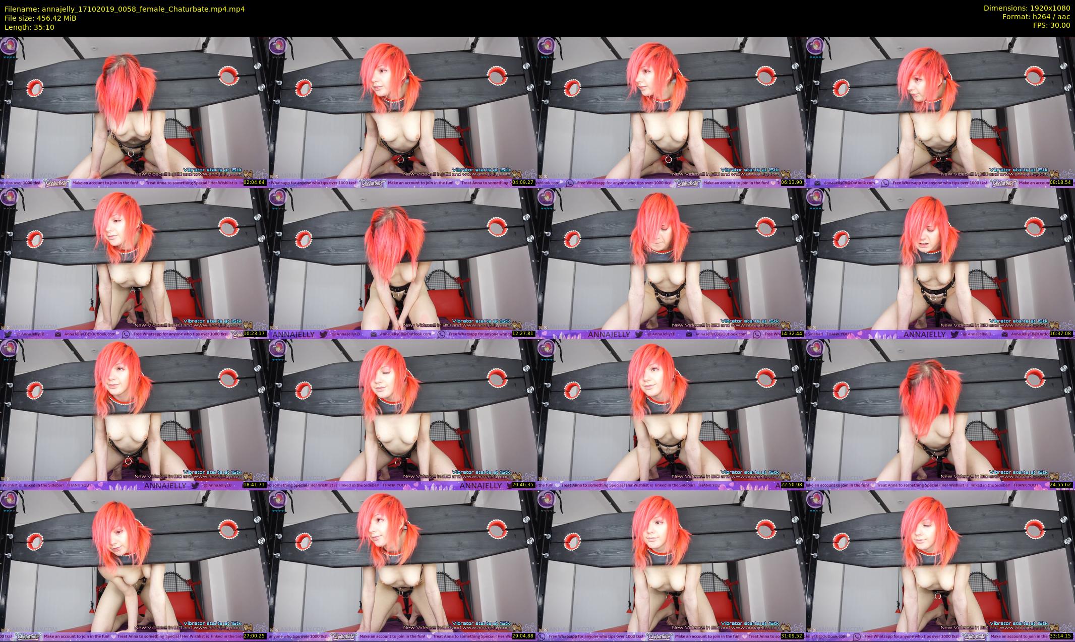annajelly — 36 minute Chaturbate couple cam show recording, 1080p, Oct 17, 2019