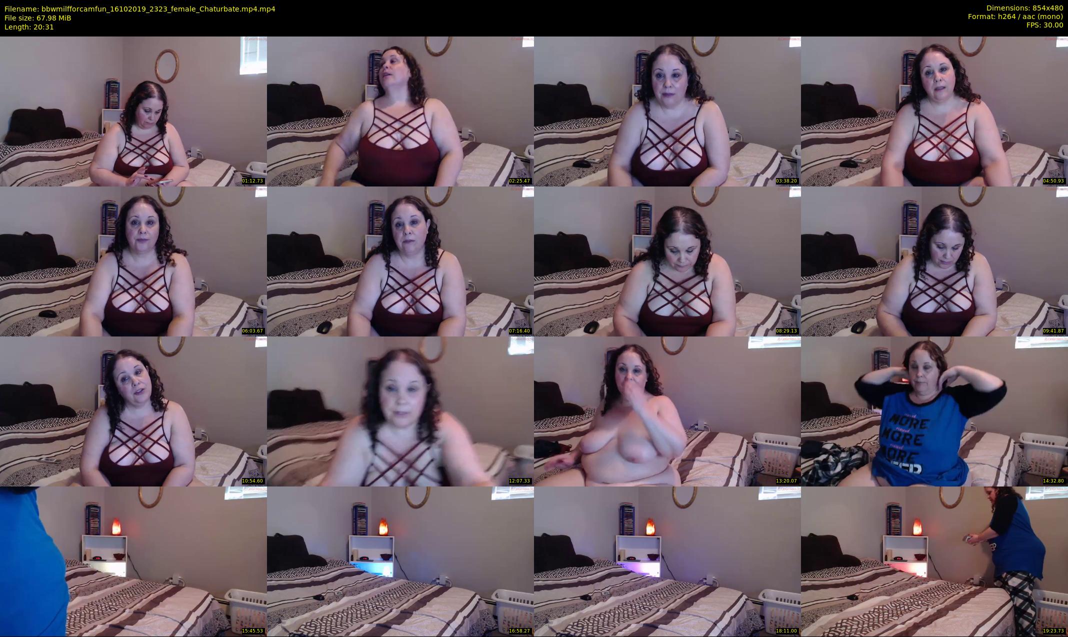 bbwmilfforcamfun — 21 minute Chaturbate female cam show recording, 480p, Oct 16, 2019