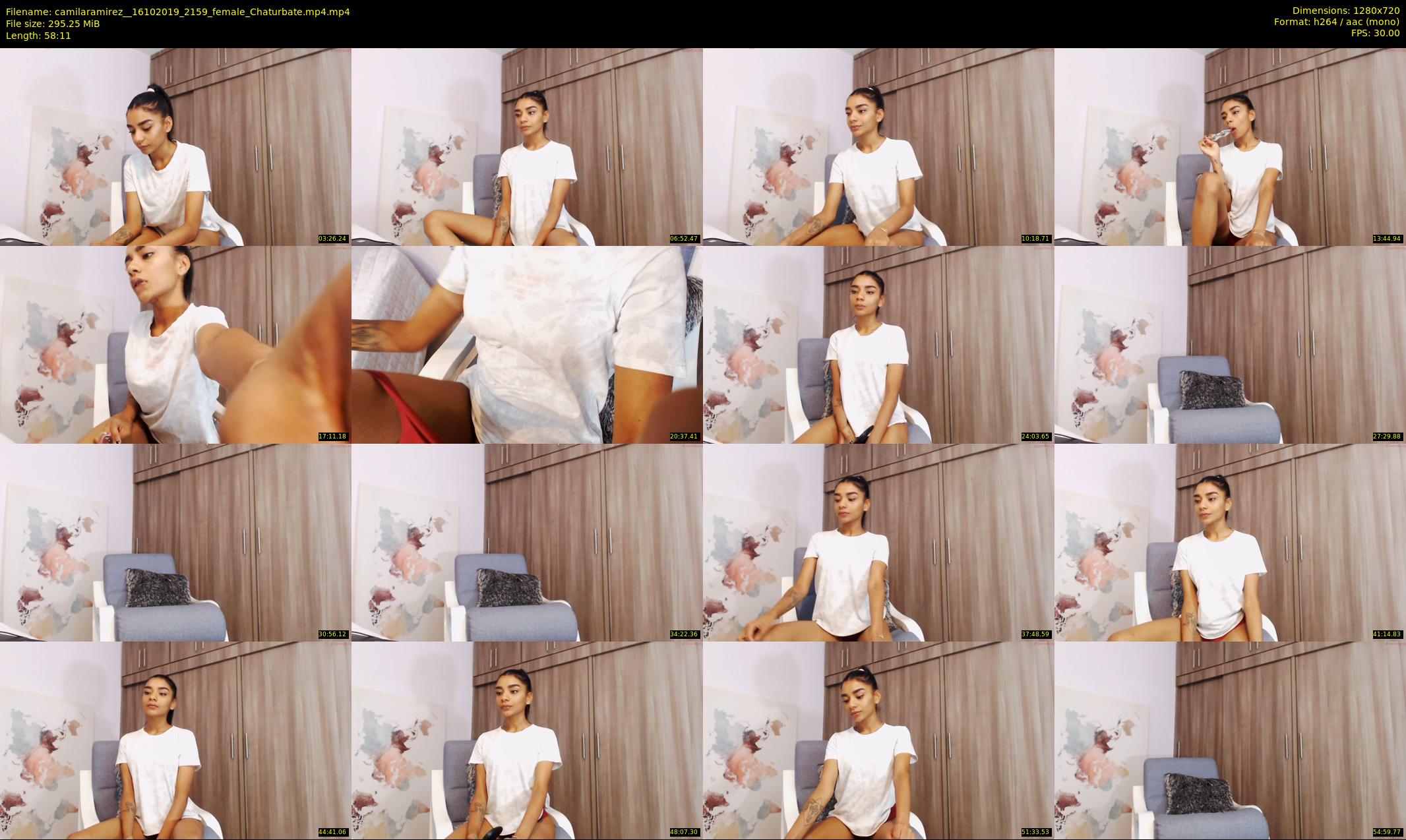 camilaramirez_ — 59 minute Chaturbate female cam show recording, 720p, Oct 16, 2019