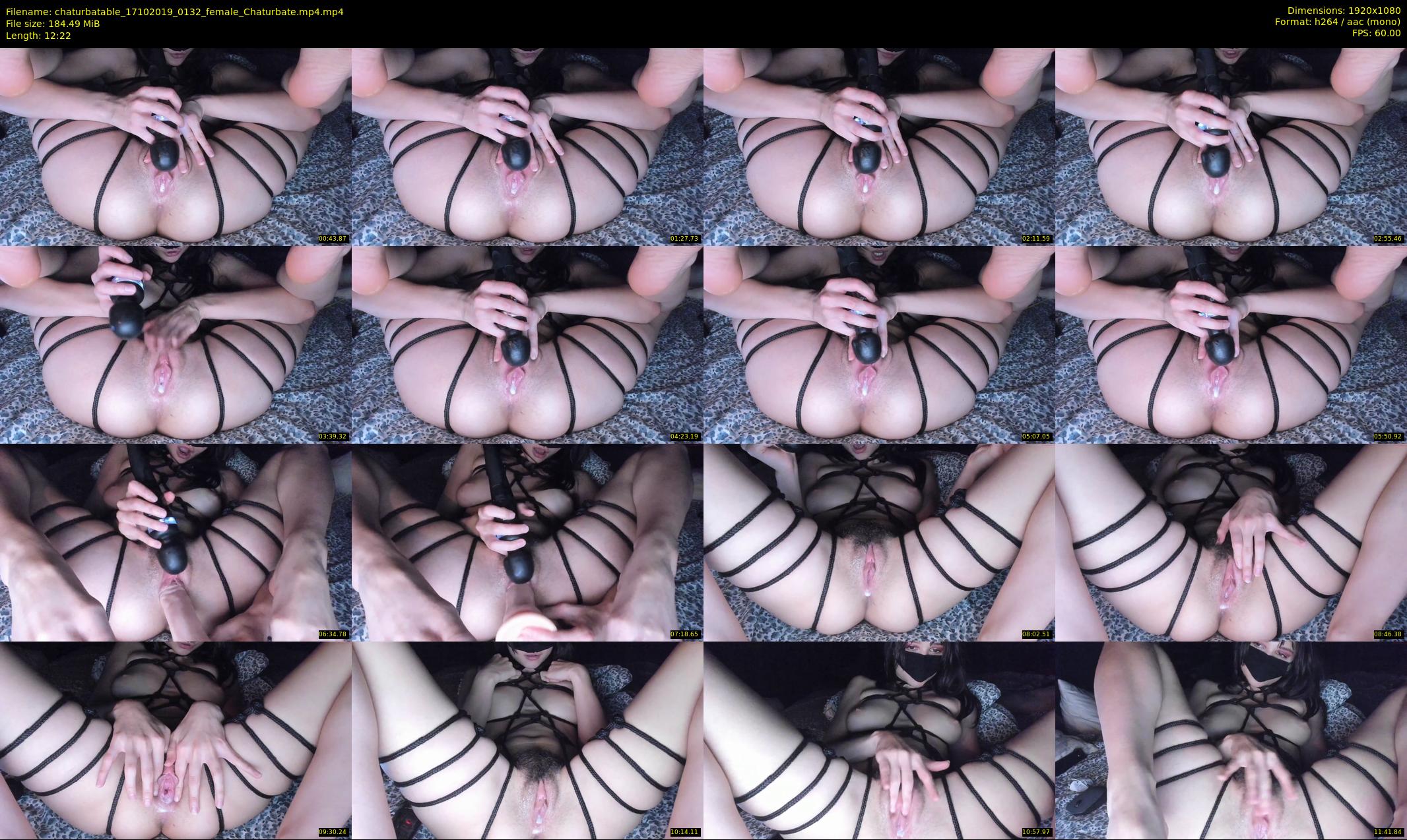 chaturbatable — 13 minute Chaturbate couple cam show recording, 1080p, Oct 17, 2019