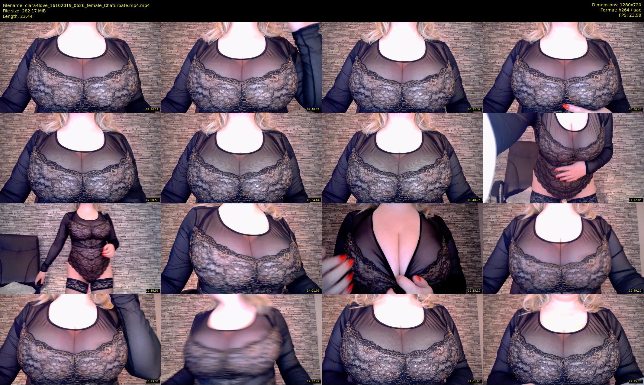 clara4love — 24 minute Chaturbate female cam show recording, 720p, Oct 16, 2019