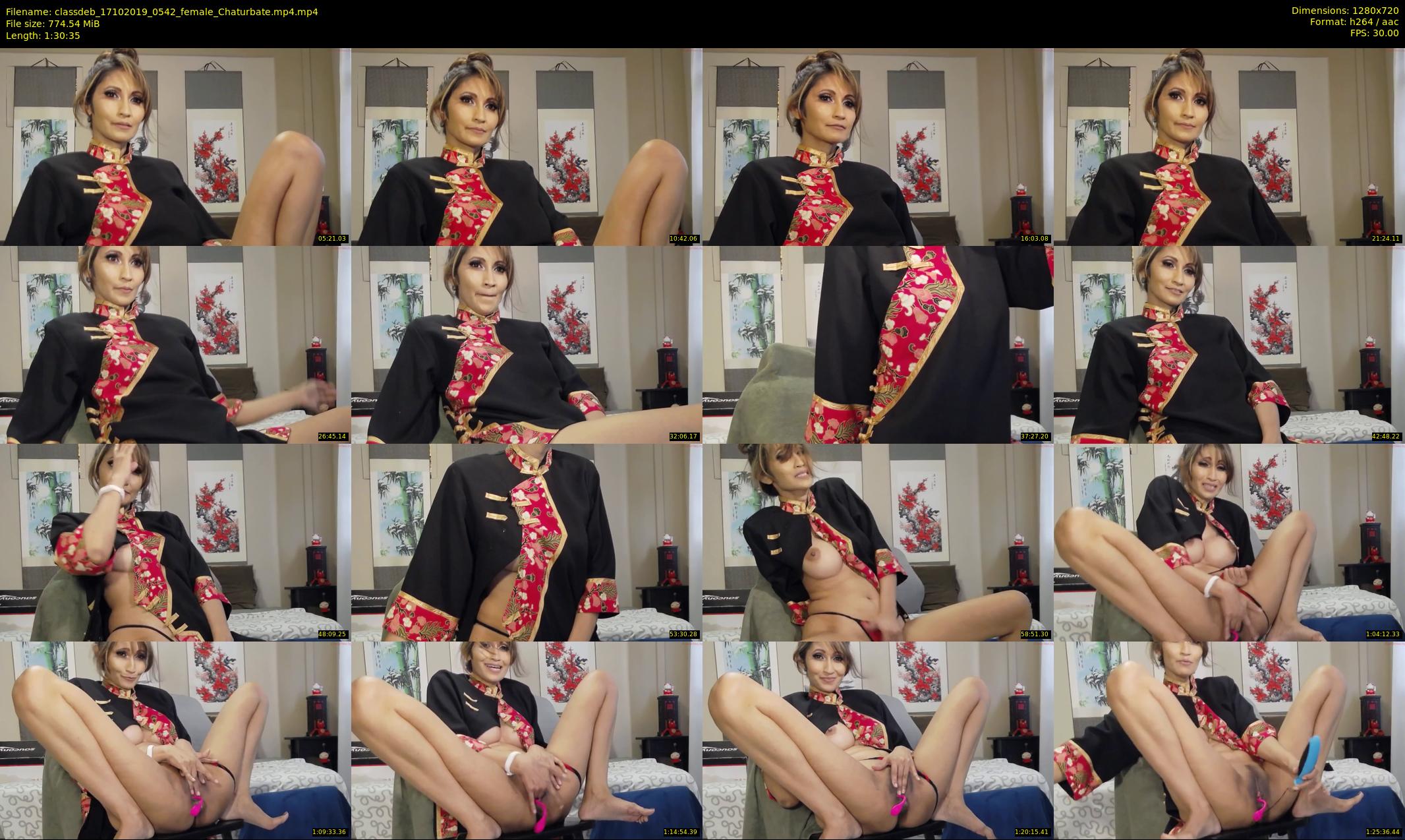 classdeb — 91 minute Chaturbate female cam show recording, 720p, Oct 17, 2019