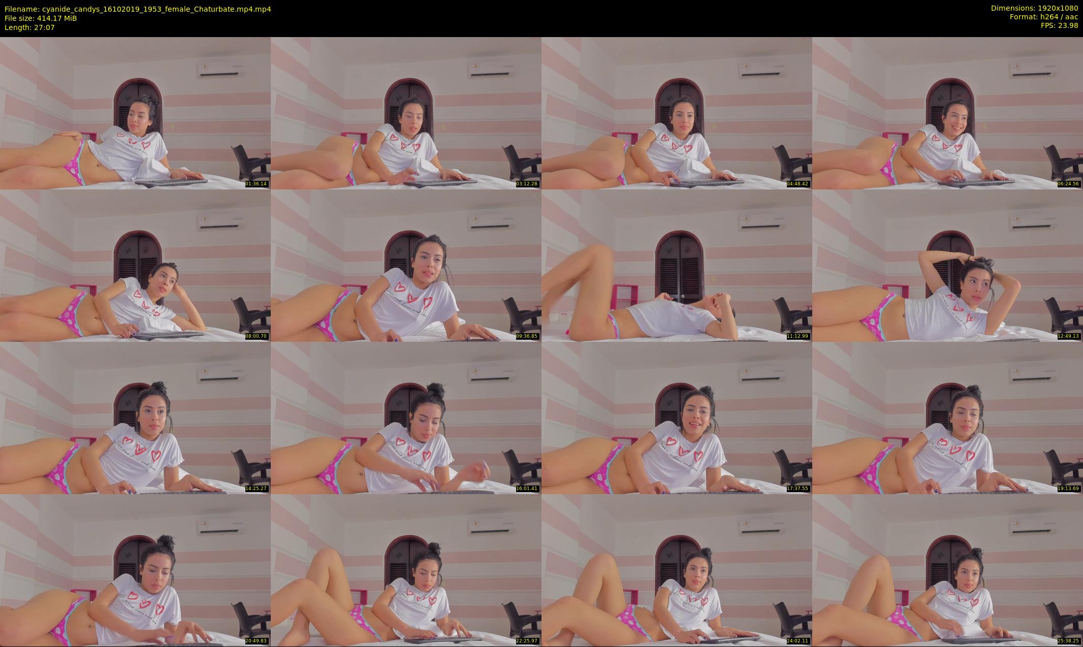 cyanide_candys — 28 minute Chaturbate female cam show recording, 1080p, Oct 16, 2019