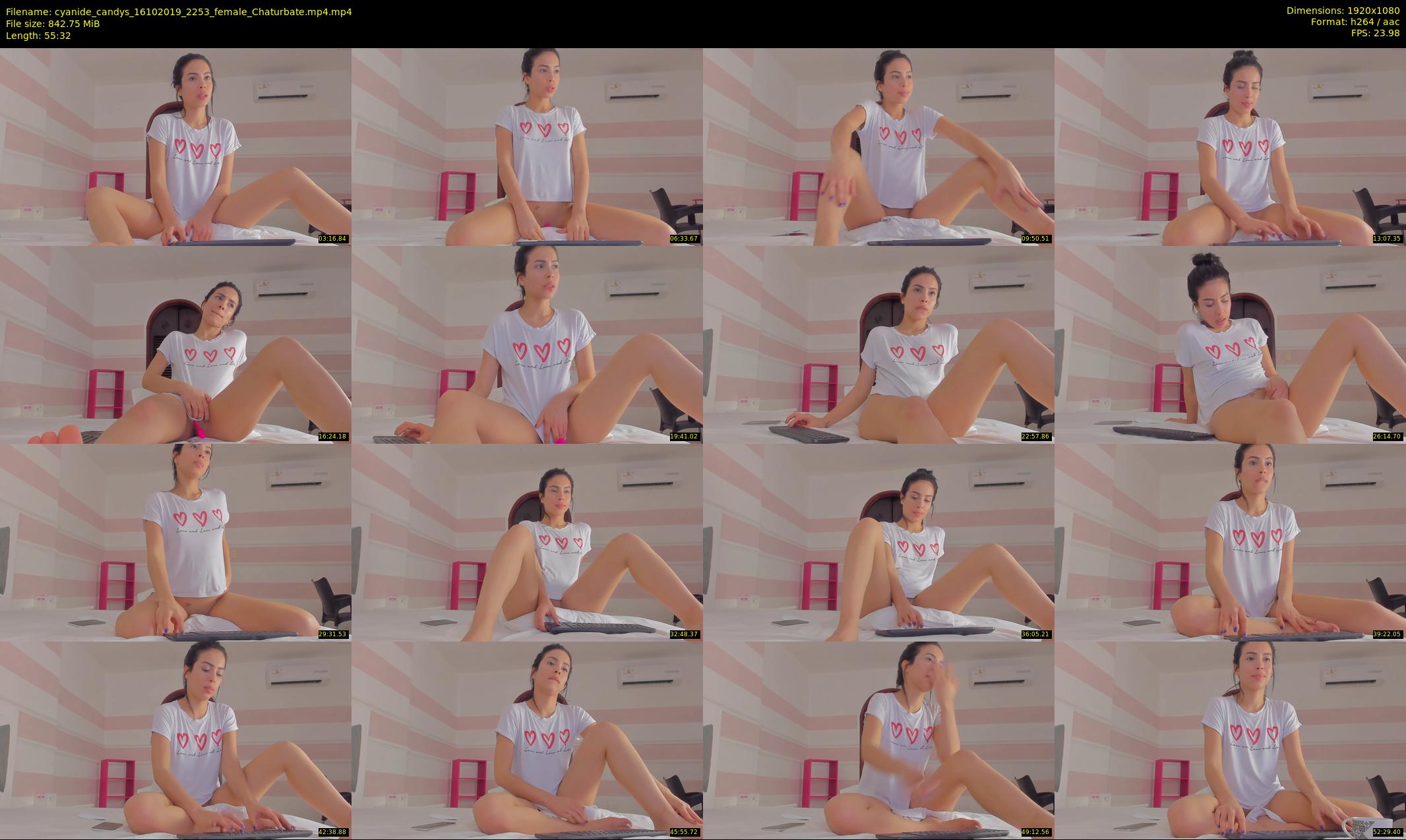 cyanide_candys — 56 minute Chaturbate female cam show recording, 1080p, Oct 16, 2019