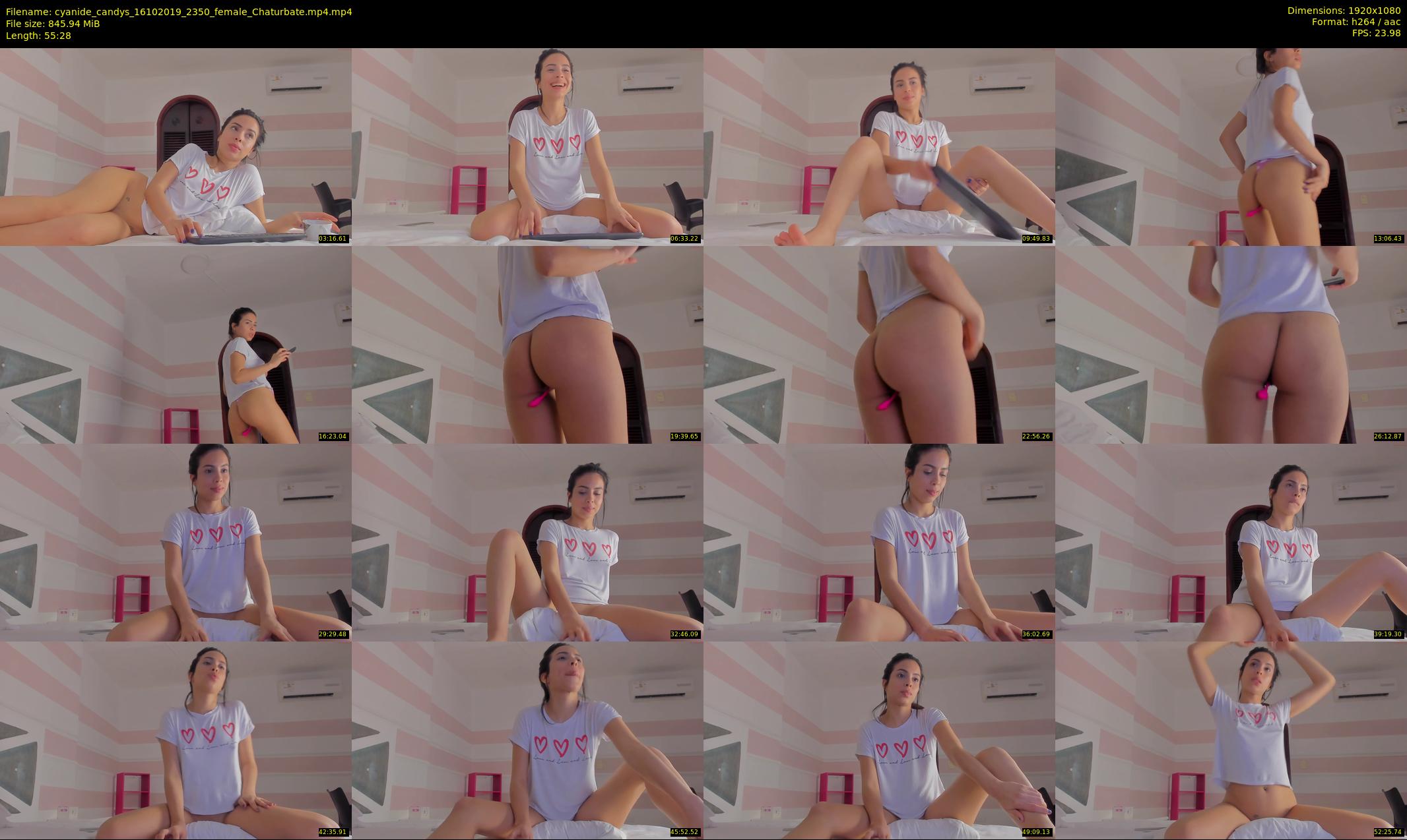 cyanide_candys — 56 minute Chaturbate female cam show recording, 1080p, Oct 16, 2019