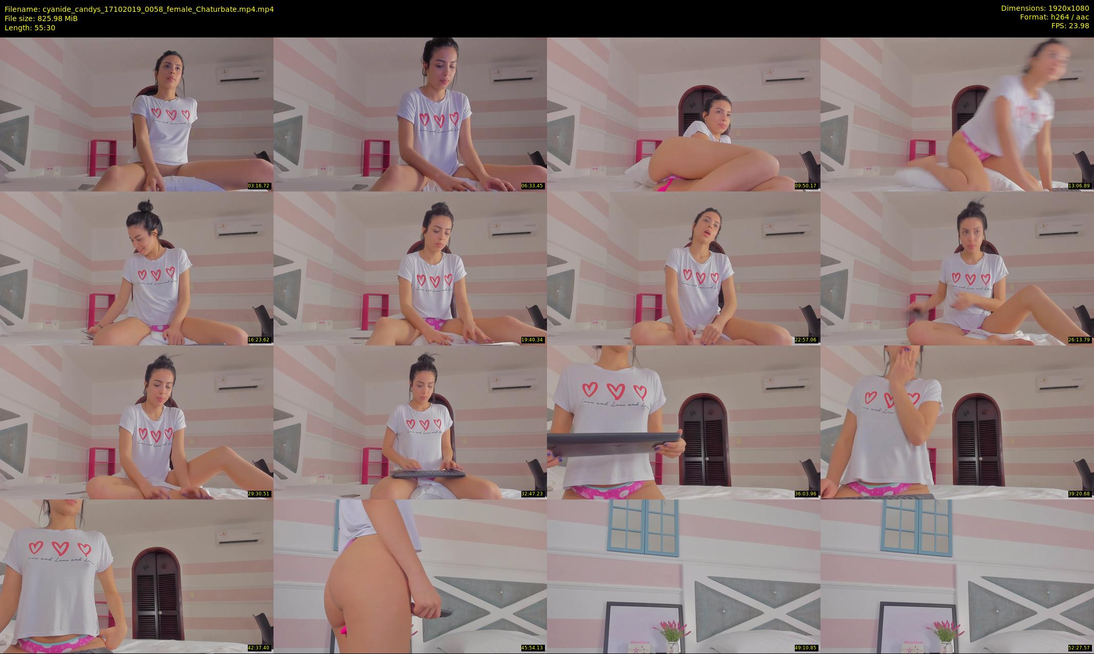 cyanide_candys — 56 minute Chaturbate female cam show recording, 1080p, Oct 17, 2019